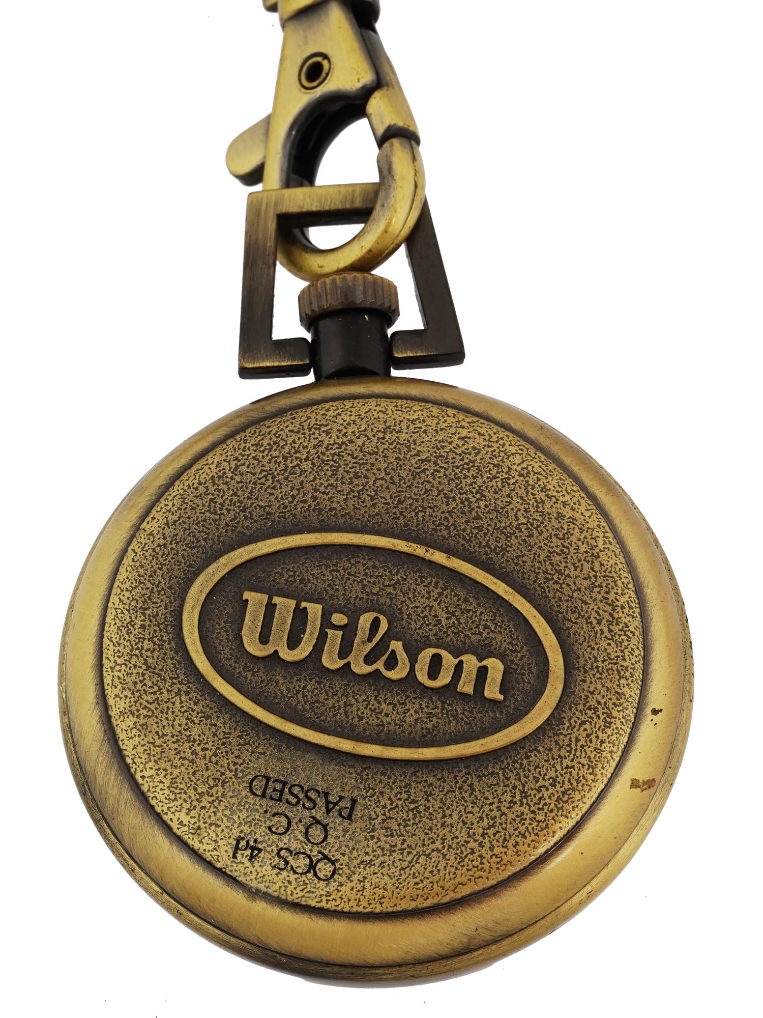 TWO MENS POCKET WATCHES WILSON AND CALVIN HILL PIC-5