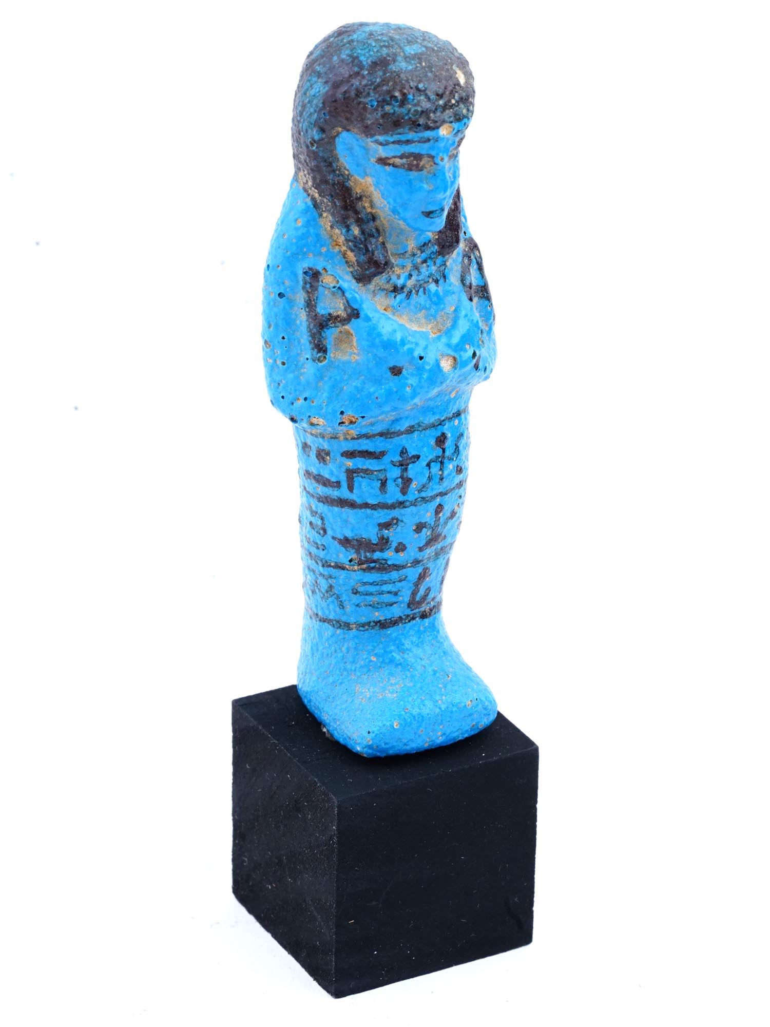 ANCIENT EGYPTIAN 21ST DYNASTY STYLE FAIENCE USHABTI PIC-1