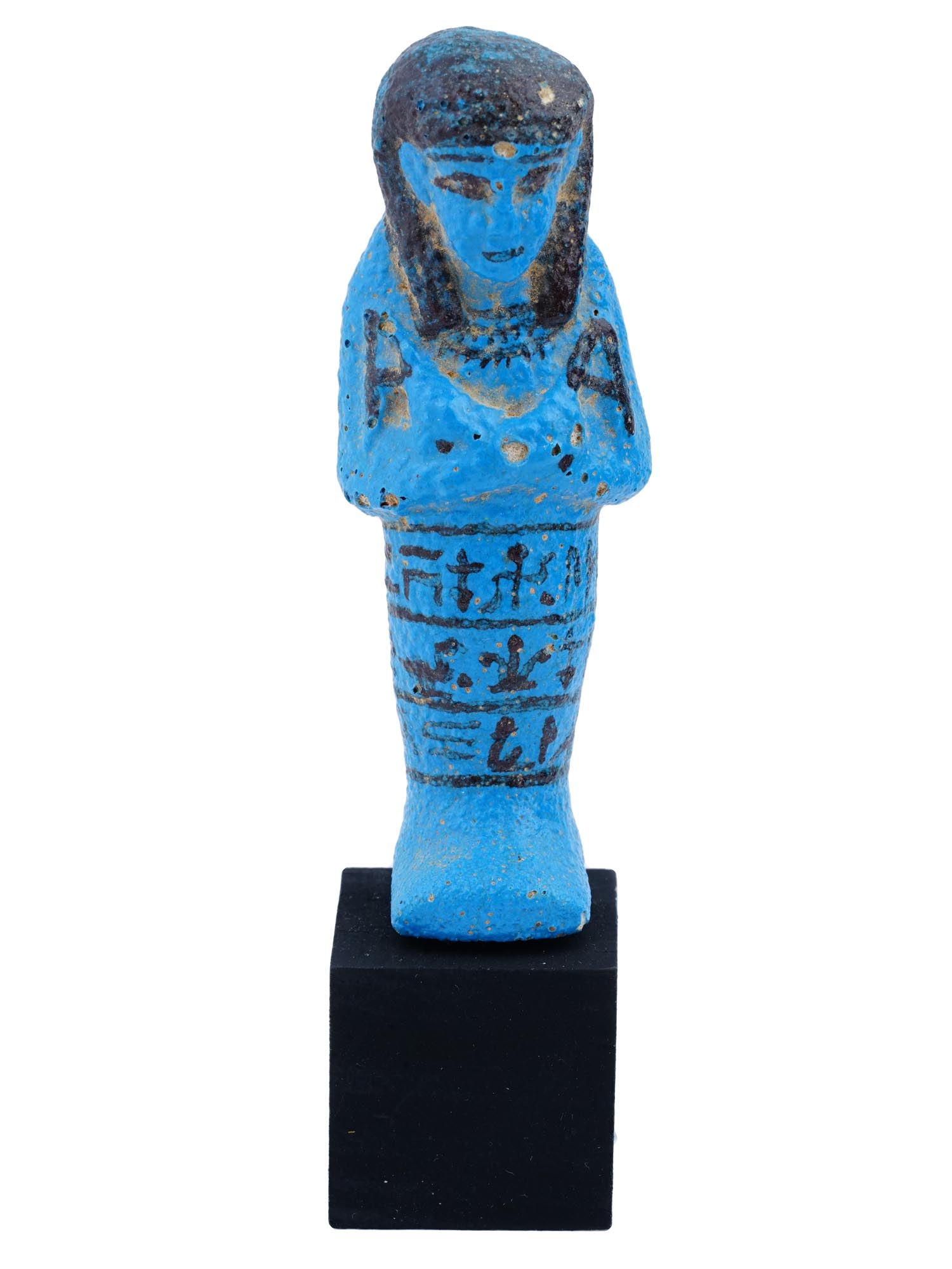 ANCIENT EGYPTIAN 21ST DYNASTY STYLE FAIENCE USHABTI PIC-0