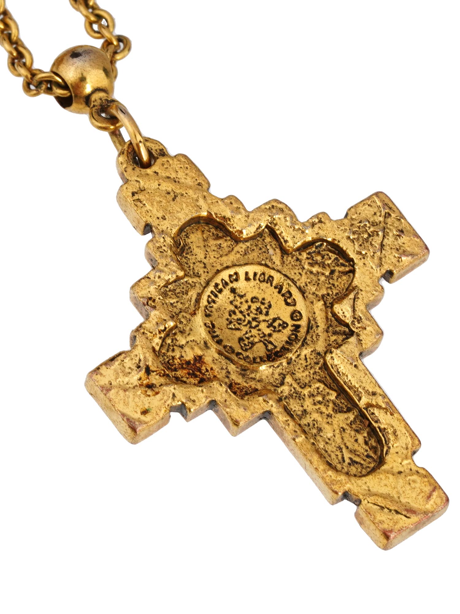 COLLECTION OF RELIGIOUS CROSSES, BROOCHES AND SPOON PIC-5