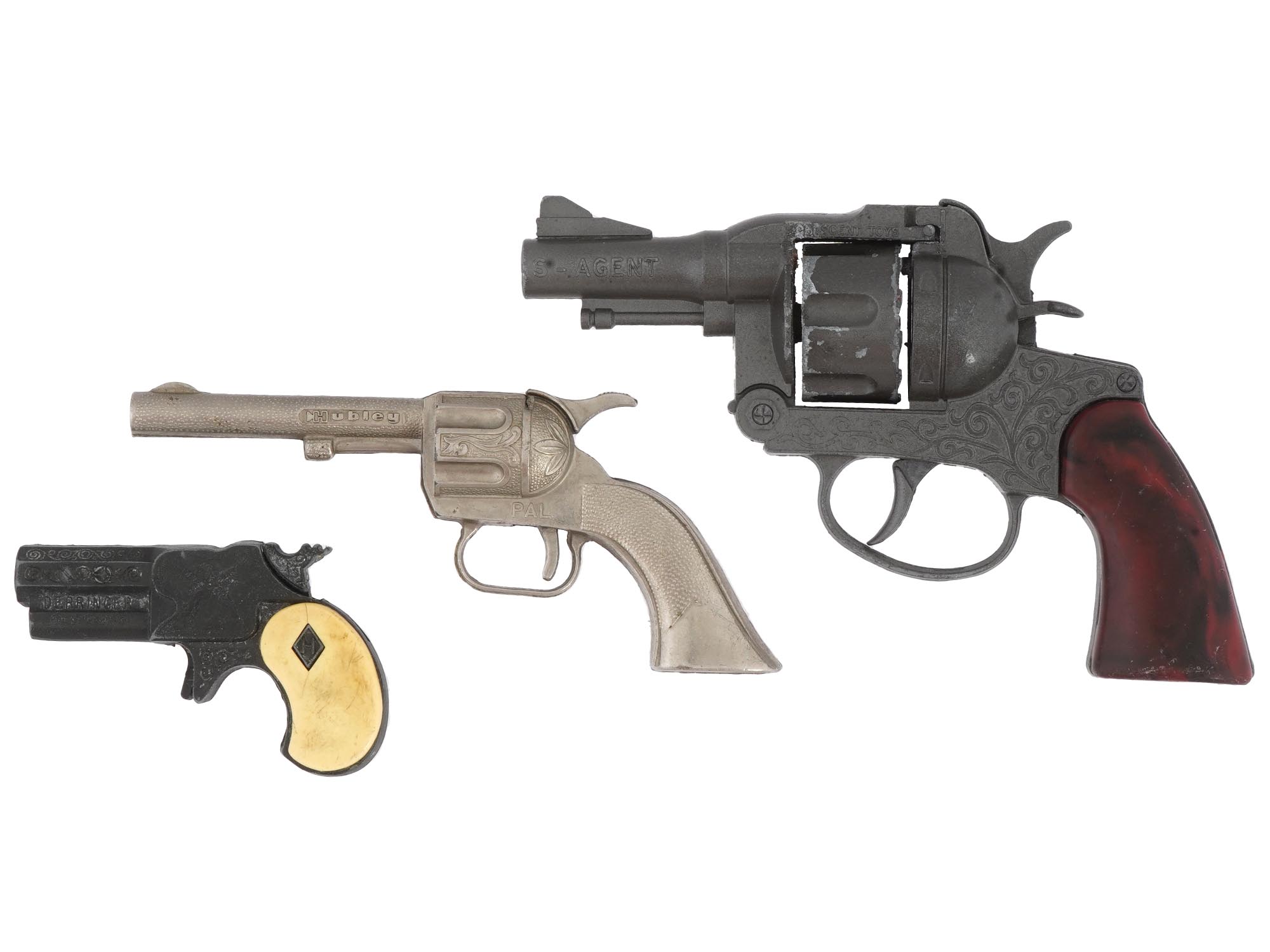 SEVEN VINTAGE TOY GUNS WITH UNIQUE DESIGNS PIC-1