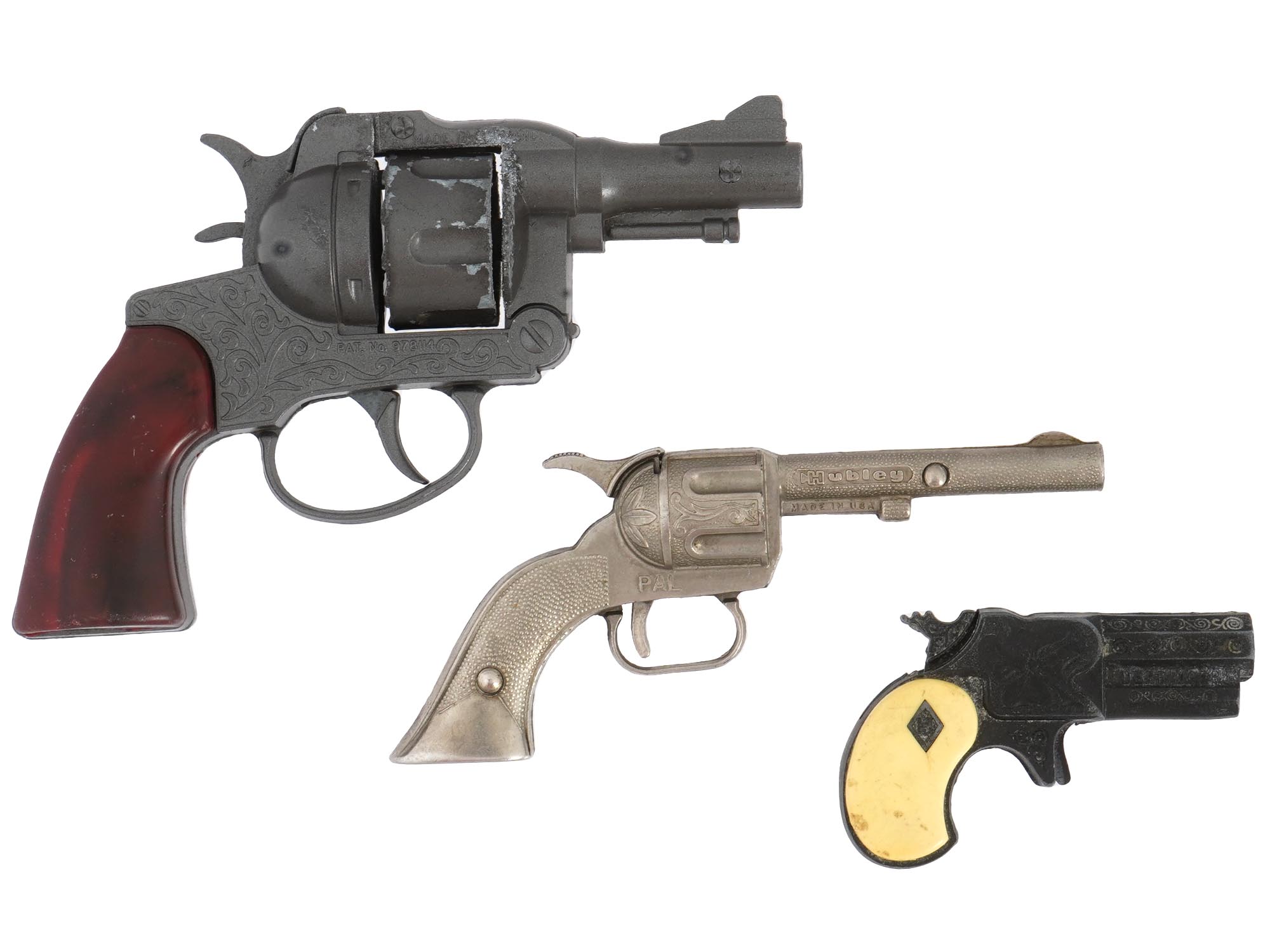 SEVEN VINTAGE TOY GUNS WITH UNIQUE DESIGNS PIC-2