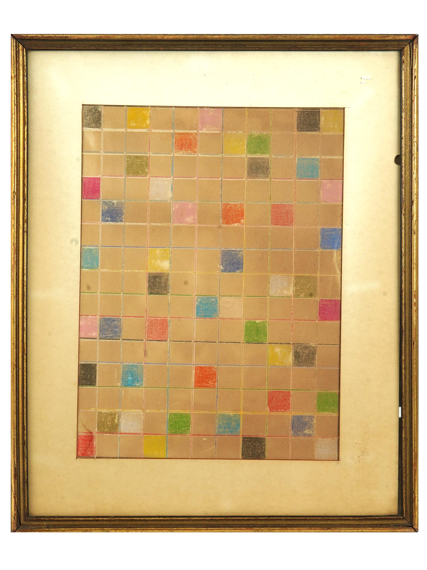 ATTR TO PAUL KLEE ABSTRACT GERMAN PENCIL PAINTING PIC-0