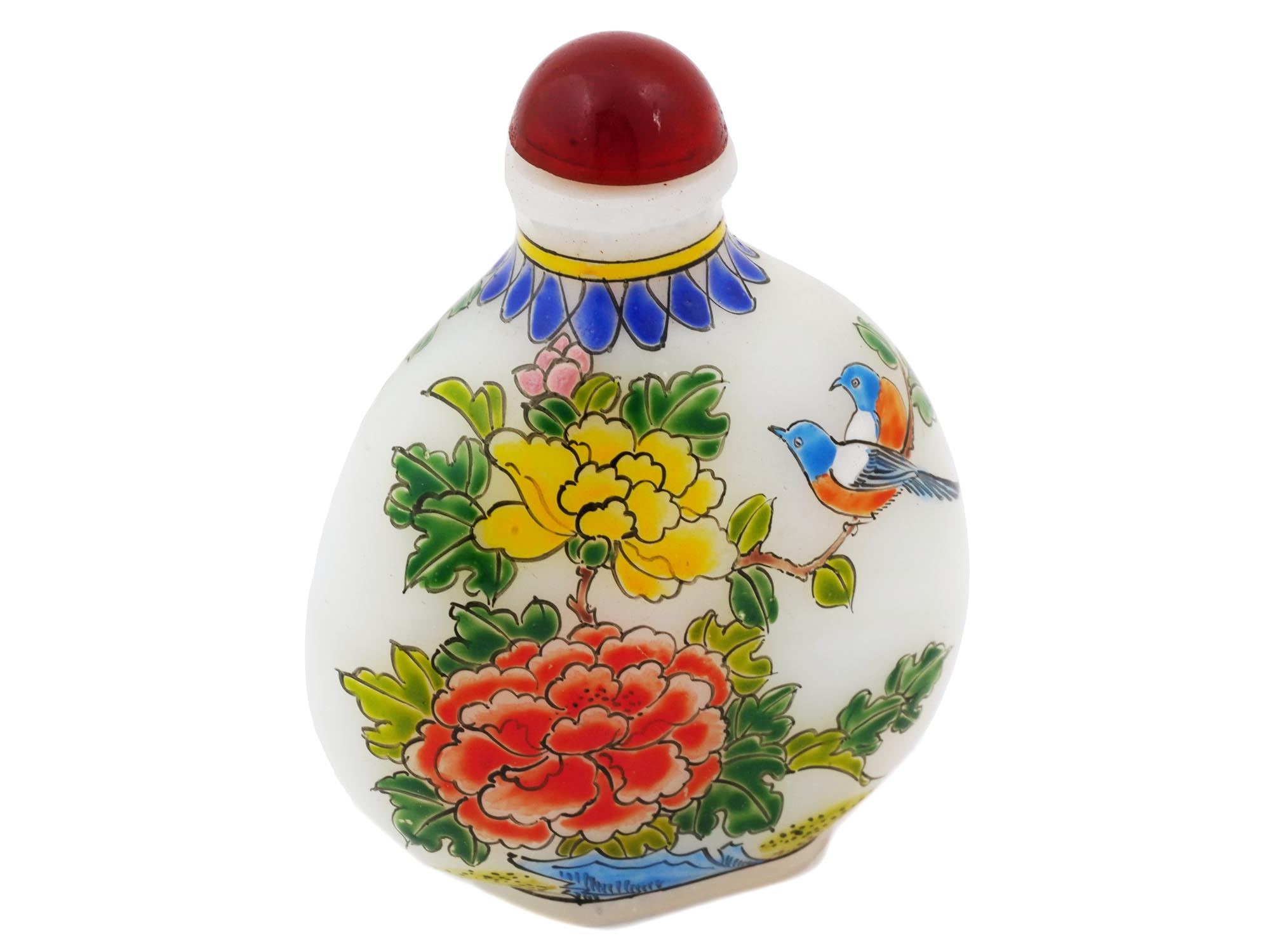 CHINESE QING PORCELAIN SNUFF BOTTLE AND TABLEWARE PIC-6