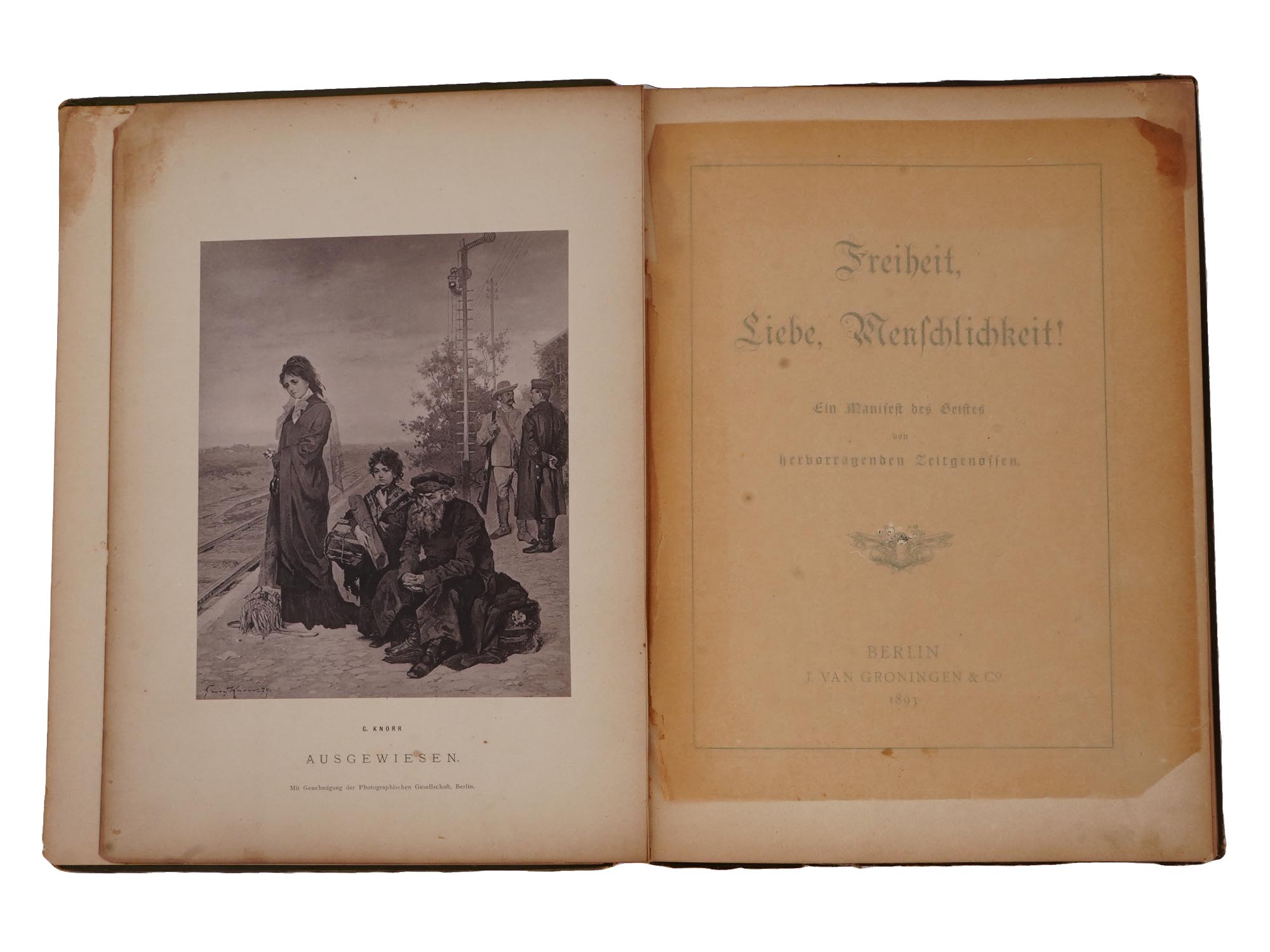 1893 GERMAN POETRY BOOK ABOUT ANTISEMITISM PIC-3