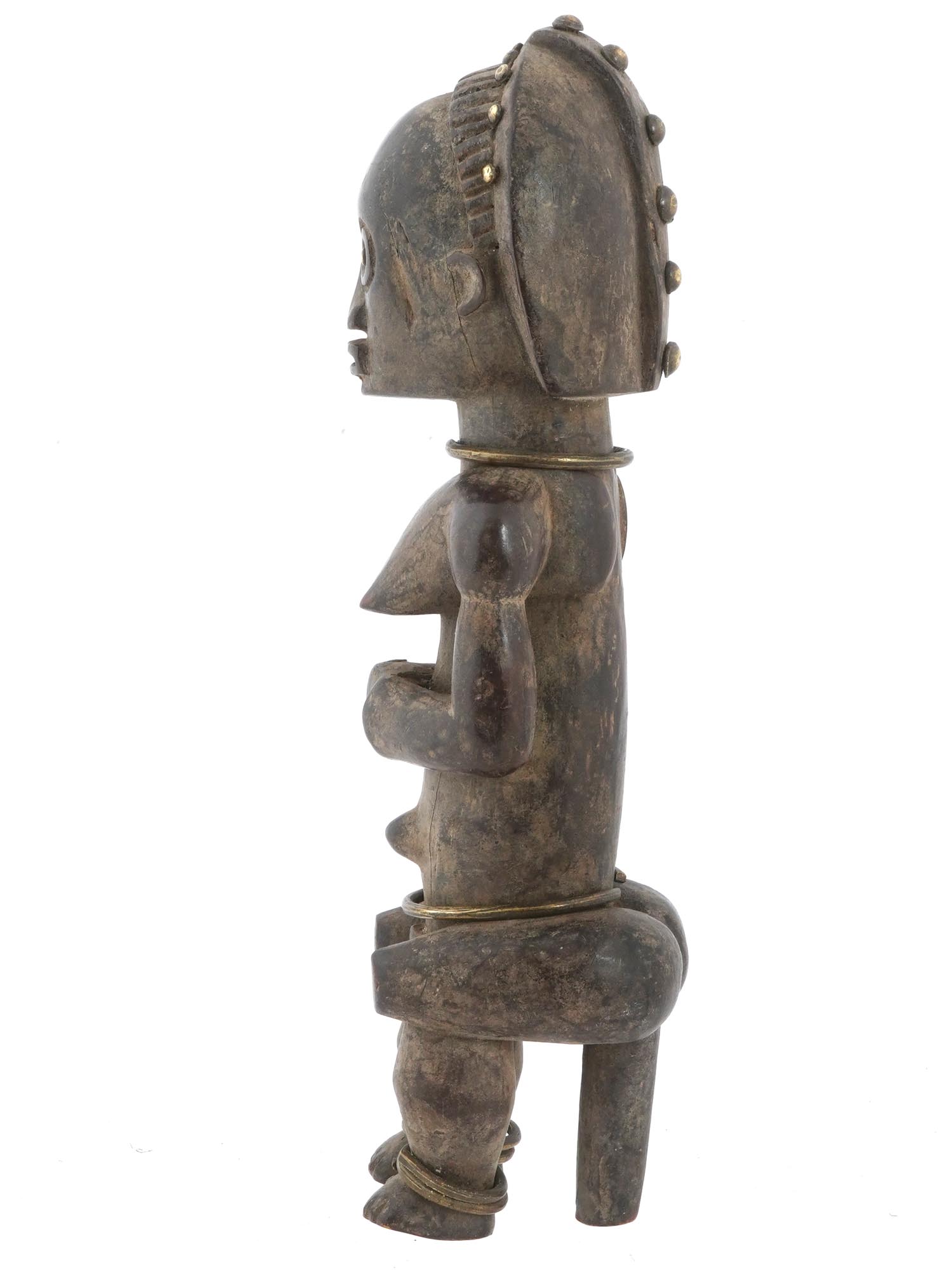 CENTRAL AFRICAN GABON FANG NLO BIERI RELIQUARY FIGURE PIC-4