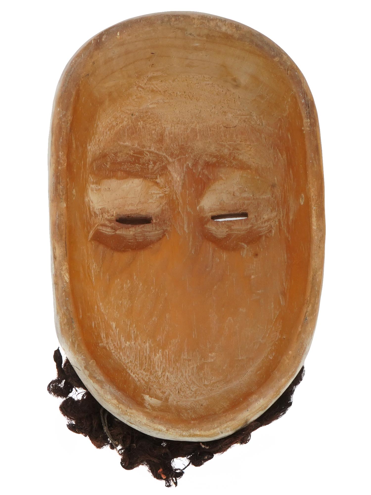 SMALL CENTRAL AFRICAN CONGO LEGA BWAMI WOOD MASK PIC-2