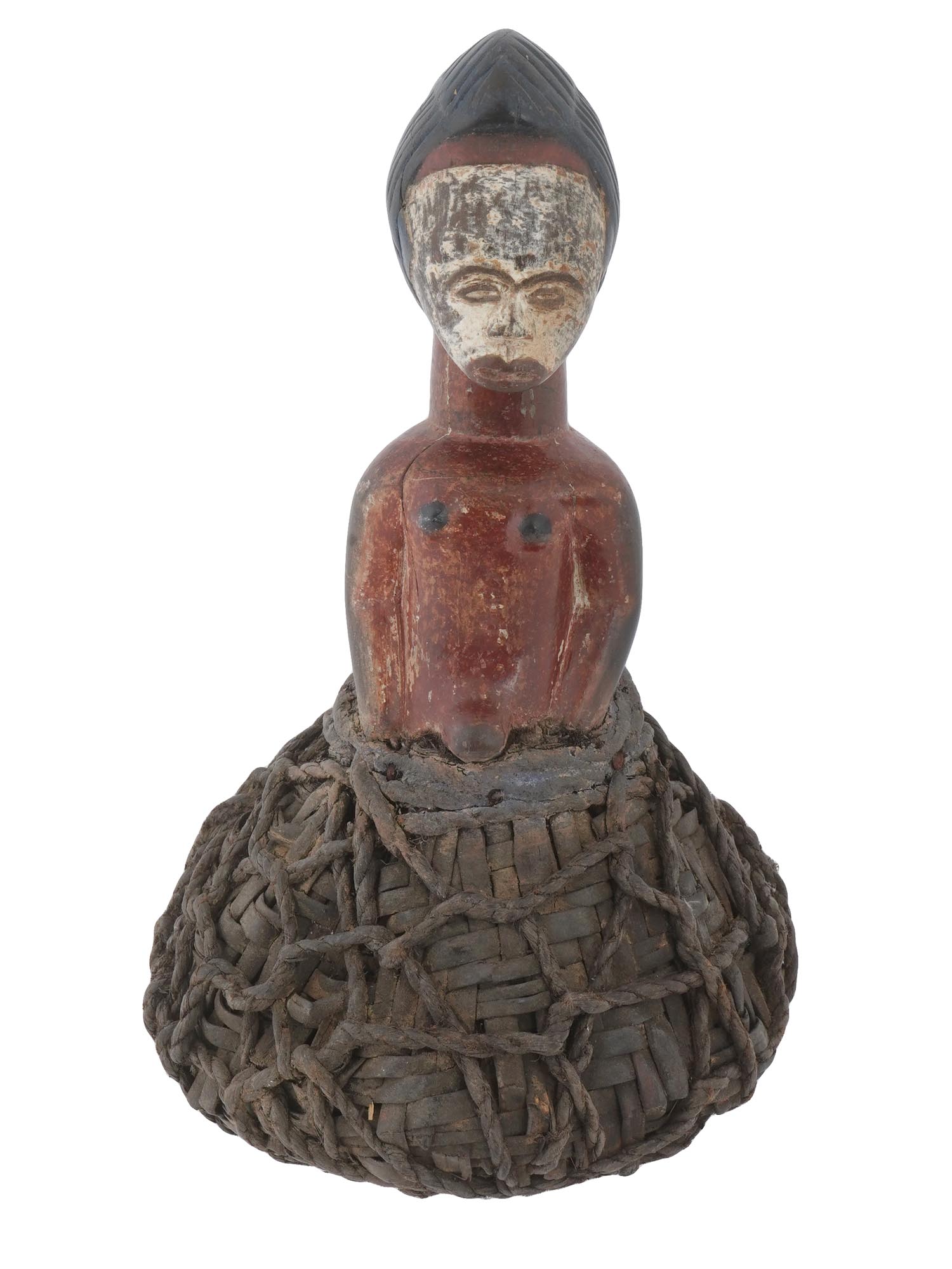 CENTRAL AFRICAN GABON LUMBOH FETISH RELIQUARY FIGURE PIC-1