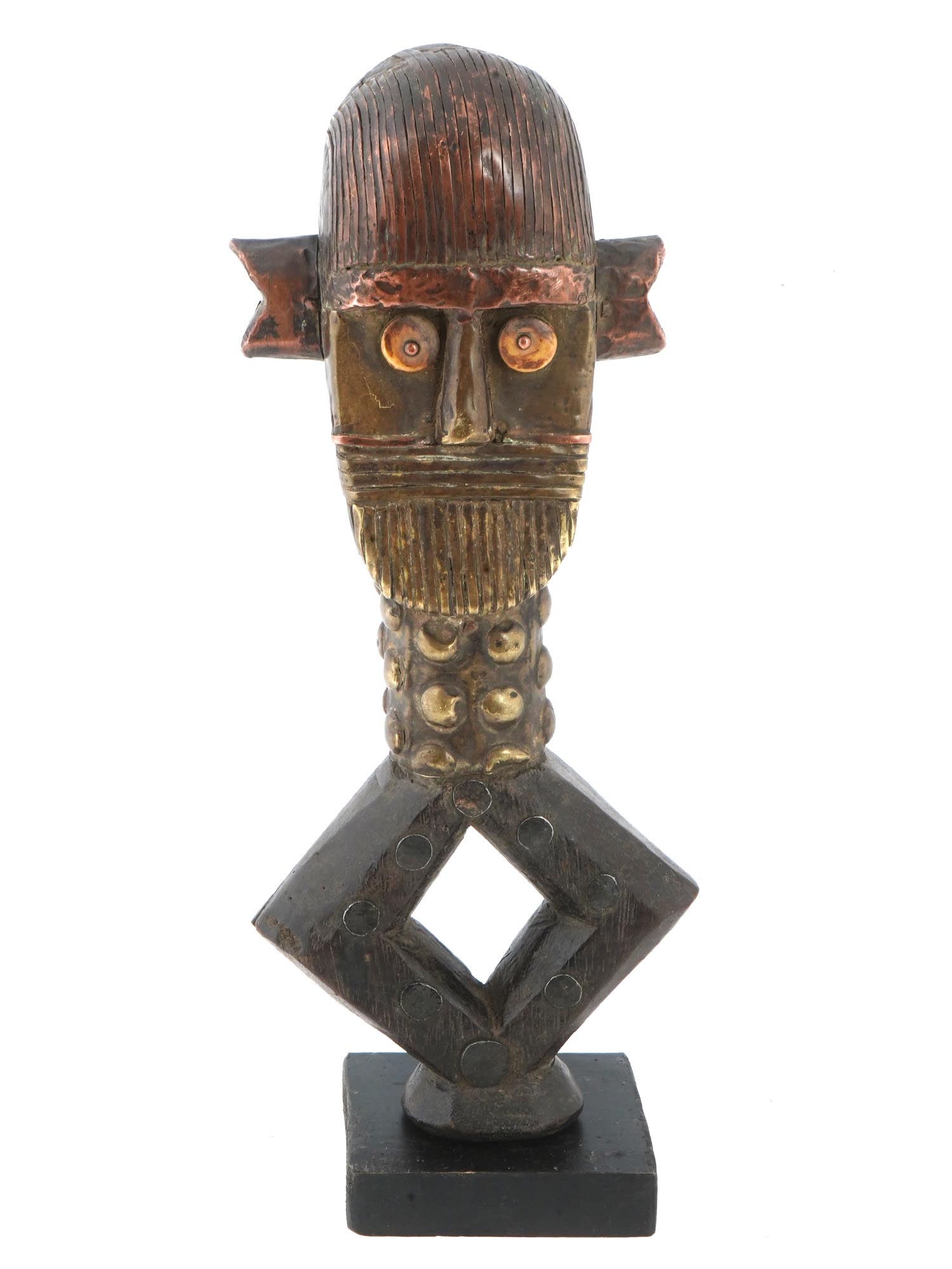 CENTRAL AFRICAN KOTA OBAMBA RELIQUARY FIGURINE PIC-1