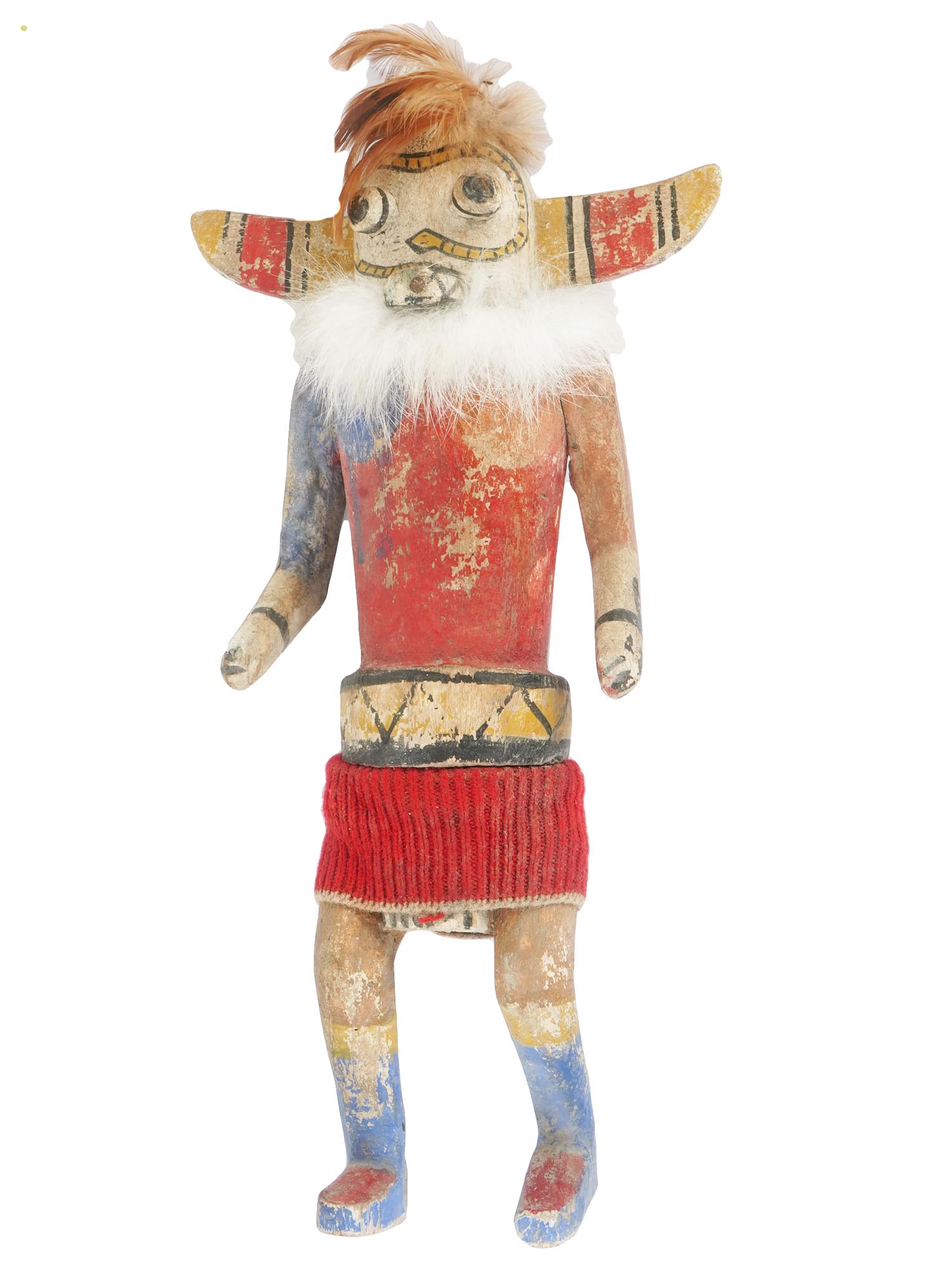 NATIVE AMERICAN KACHINA HOPI HAND CARVED WOOD DOLL PIC-0