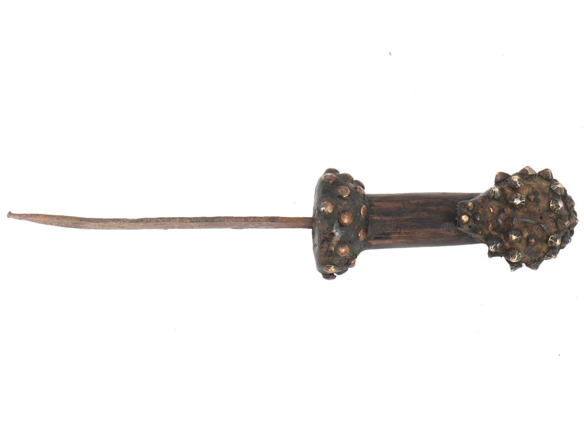 CENTRAL AFRICAN CONGO SONGWE FETISH CEREMONIAL KNIFE PIC-3