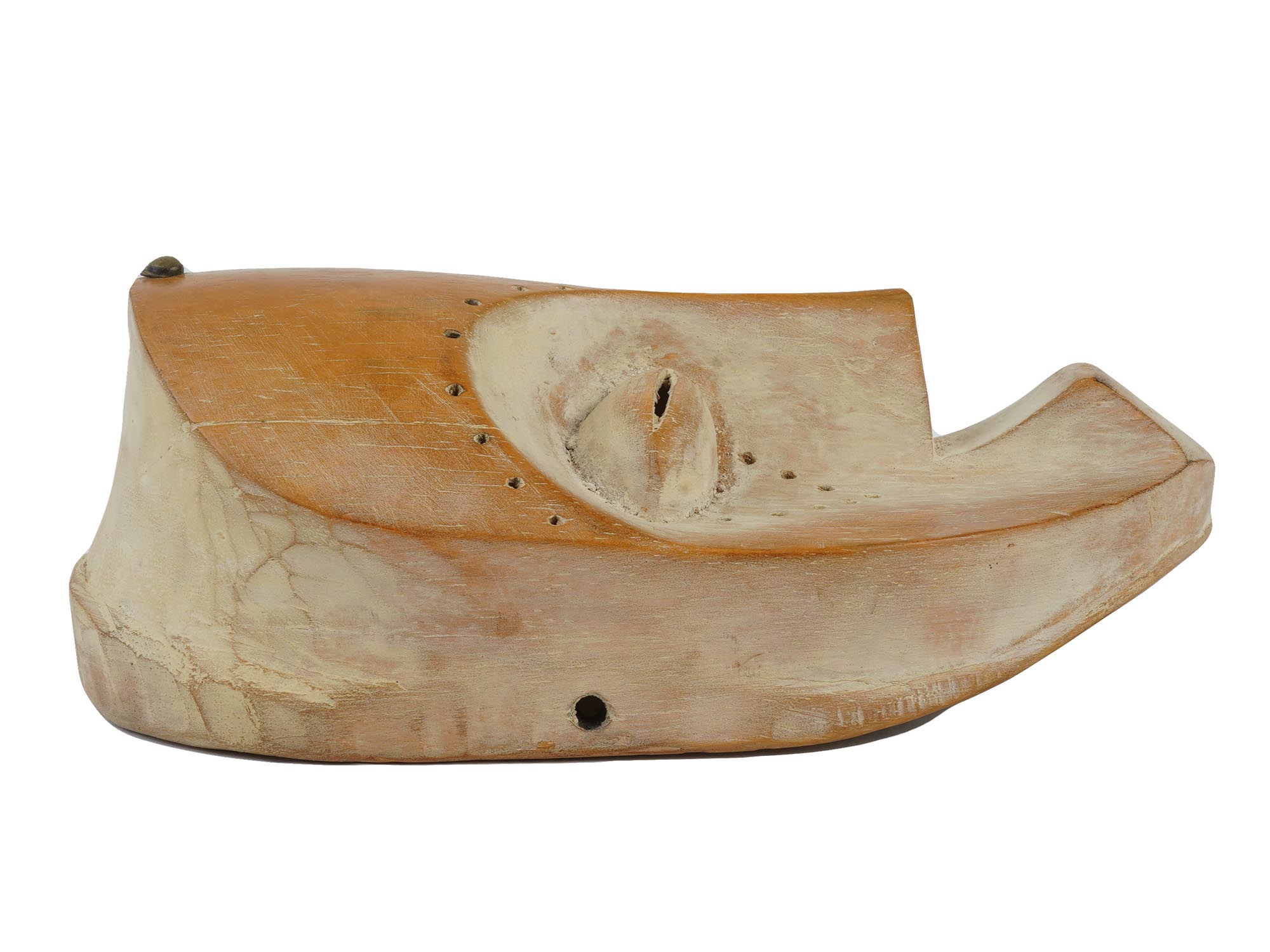 SMALL CENTRAL AFRICAN CONGO LEGA BWAMI WOOD MASK PIC-5