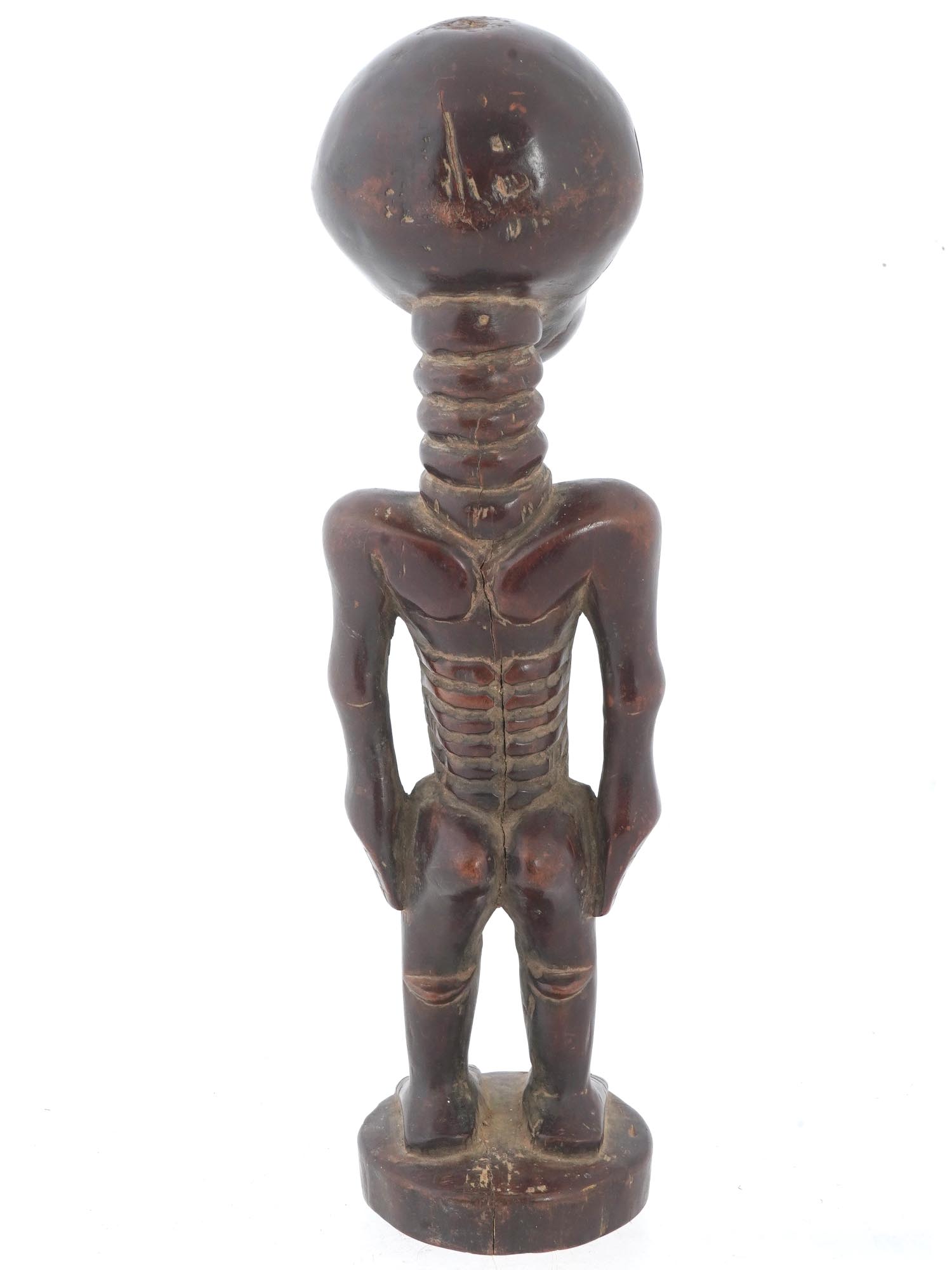 CENTRAL AFRICAN CONGO SONGWE CARVED WOOD FETISH PIC-3