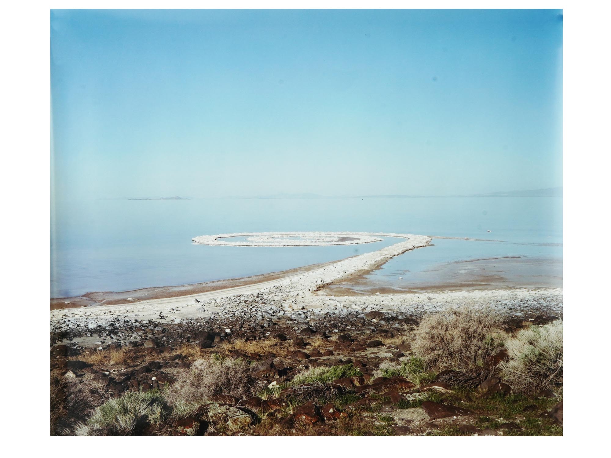 JESSICA AUER AFTER ROBERT SMITHSON SPIRAL JETTY PRINT PIC-0