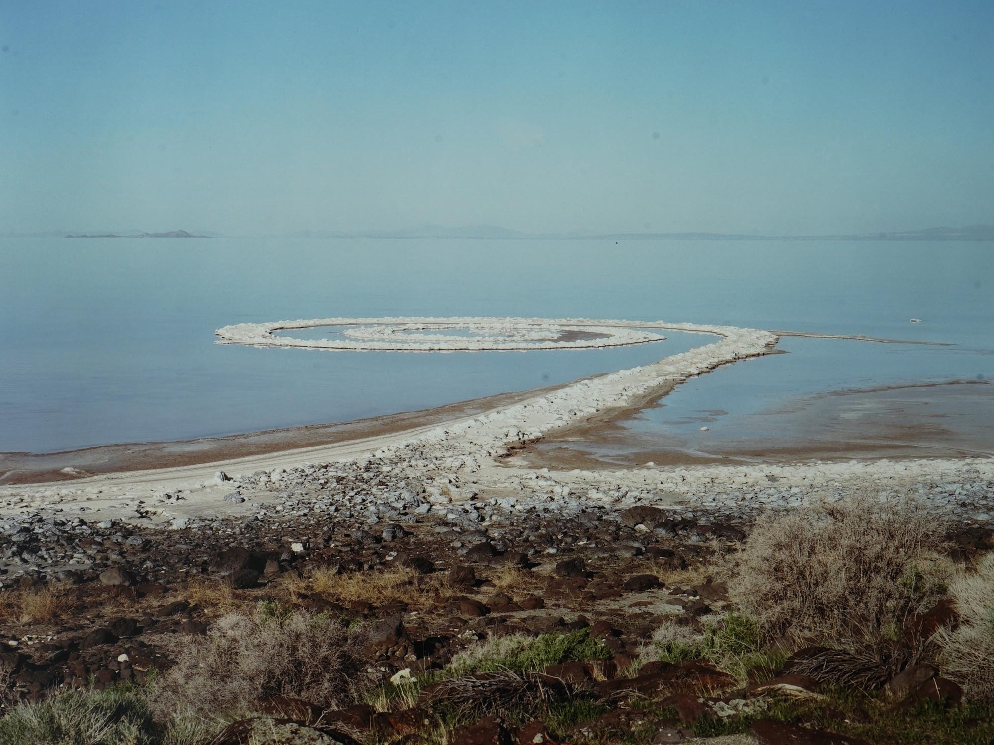 JESSICA AUER AFTER ROBERT SMITHSON SPIRAL JETTY PRINT PIC-1