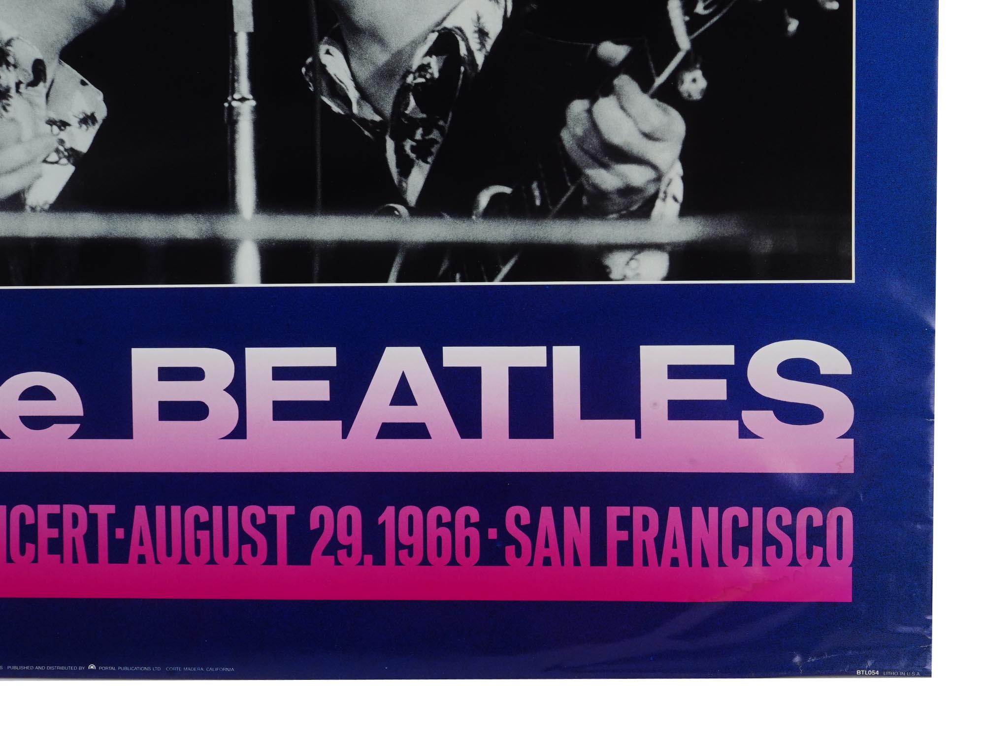 1966 THE BEATLES LAST CONCERT POSTER SAN FRANCISCO PIC-2