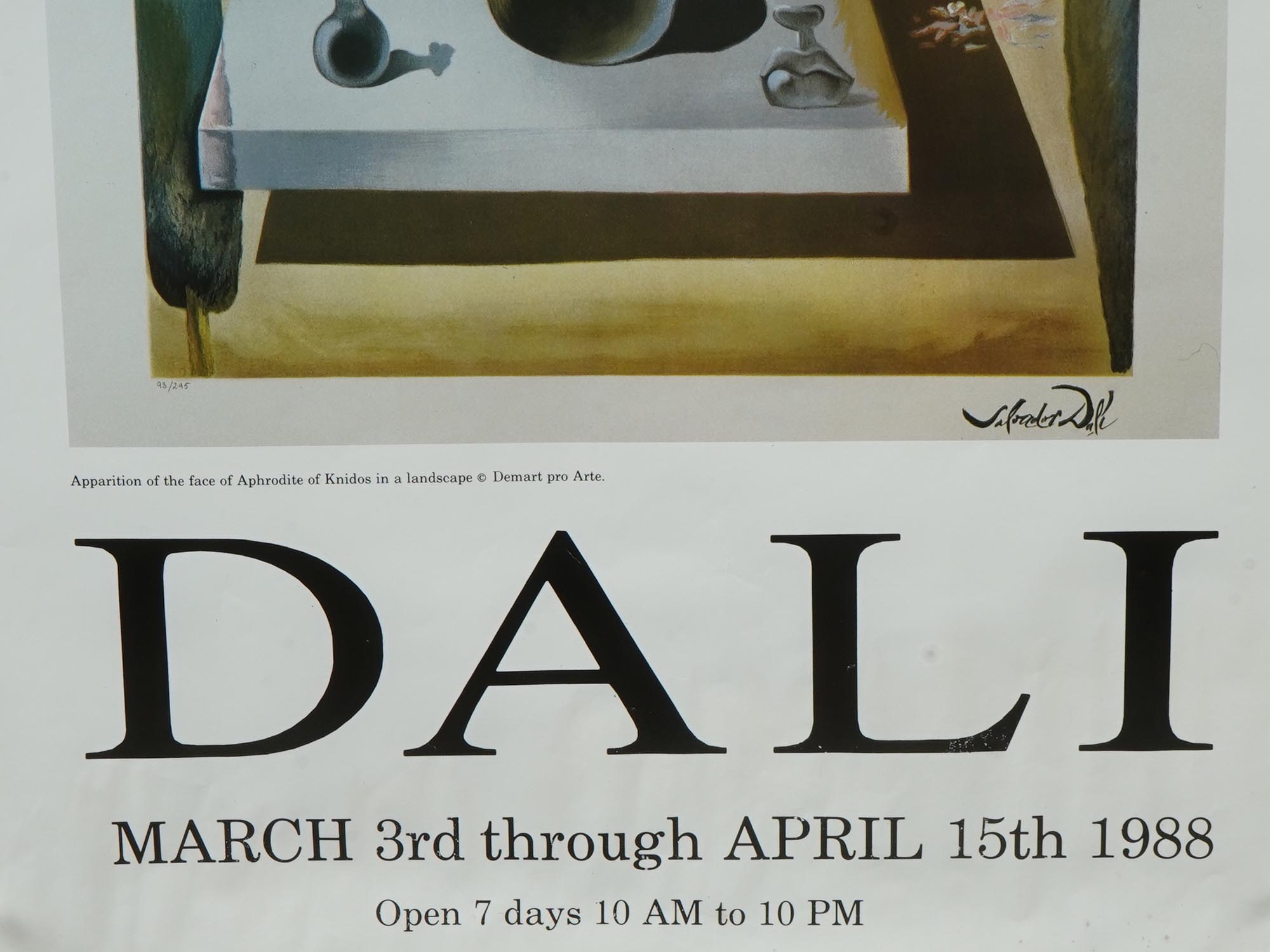 LOT OF ANDY WARHOL SALVADOR DALI EXHIBITION POSTERS PIC-3