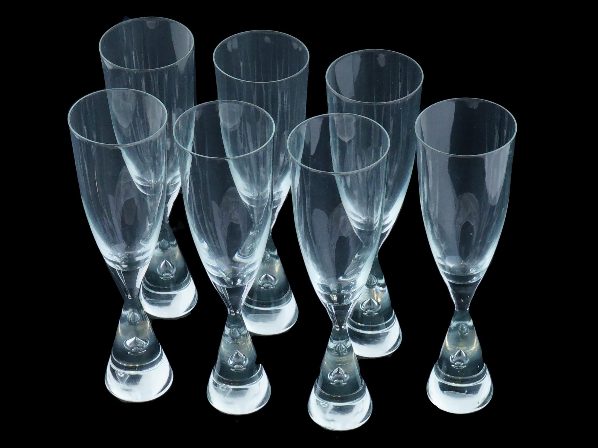 HOLMEGAARD PRINCESS GLASS CHAMPAGNE FLUTES SET PIC-1