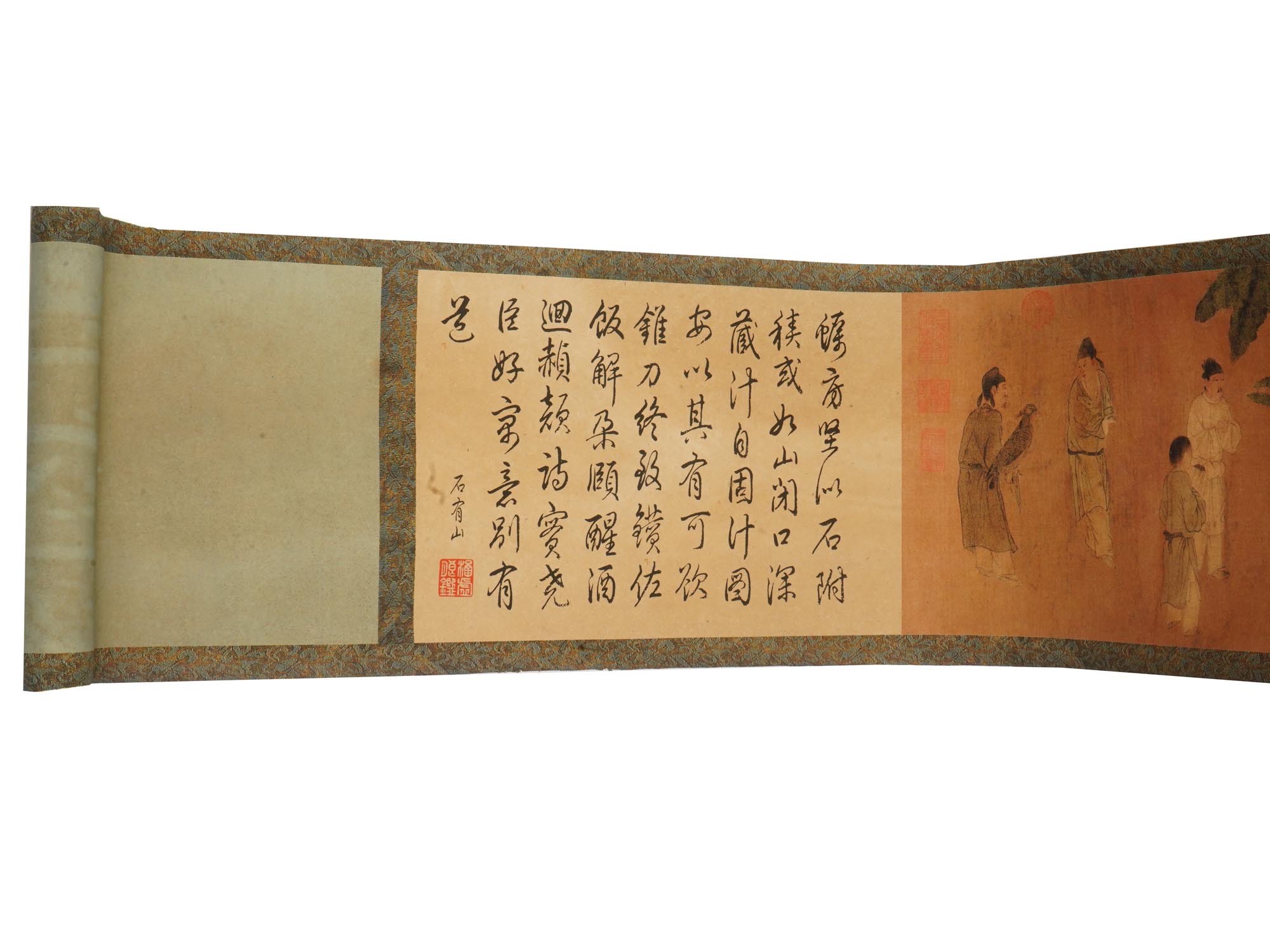 ANTIQUE CHINESE PAINTING SCROLL WITH WITH BOX PIC-5