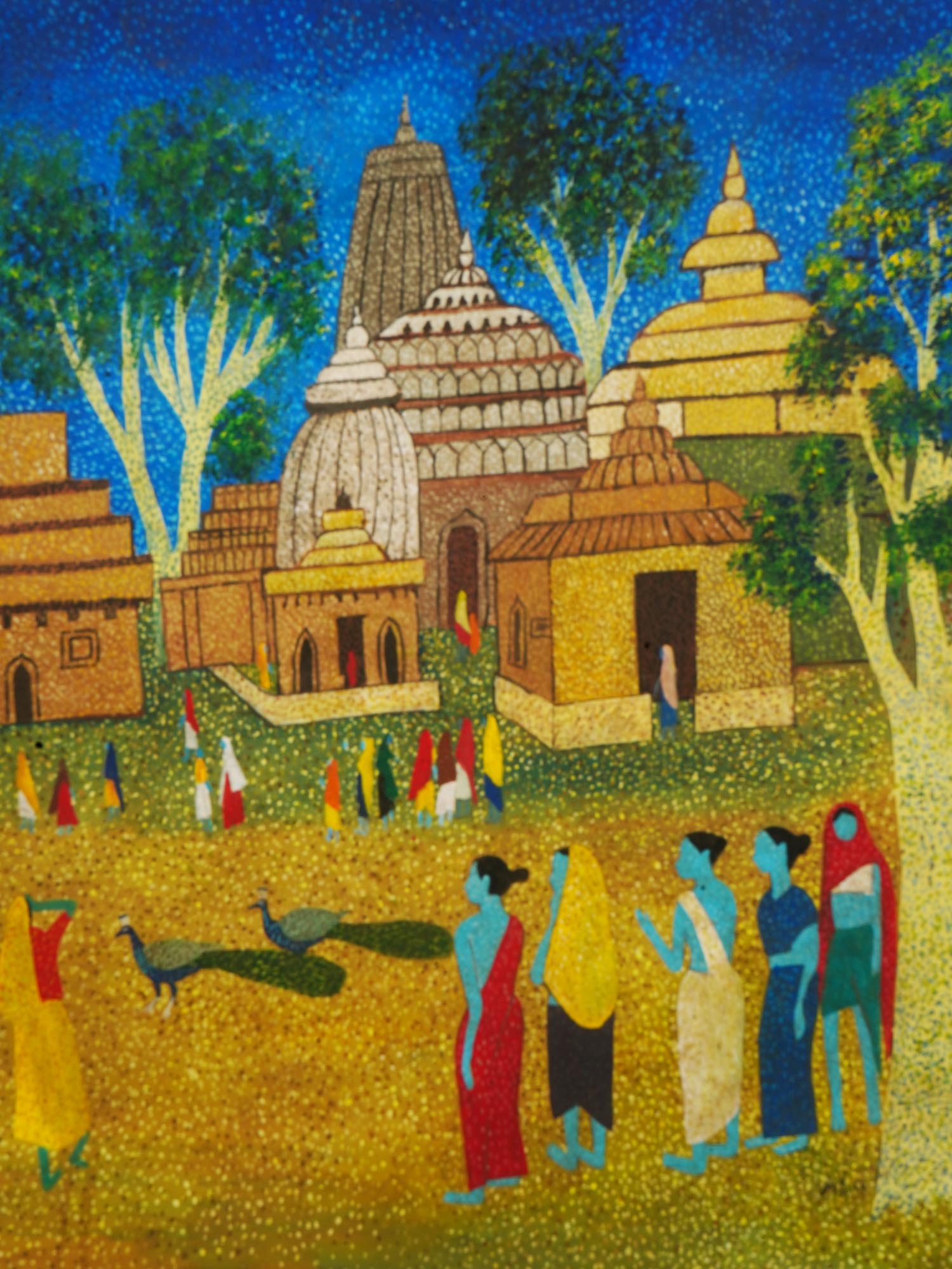 INDIAN OIL PAINTING BY NARAYAN SHRIDHAR BENDRE PIC-1