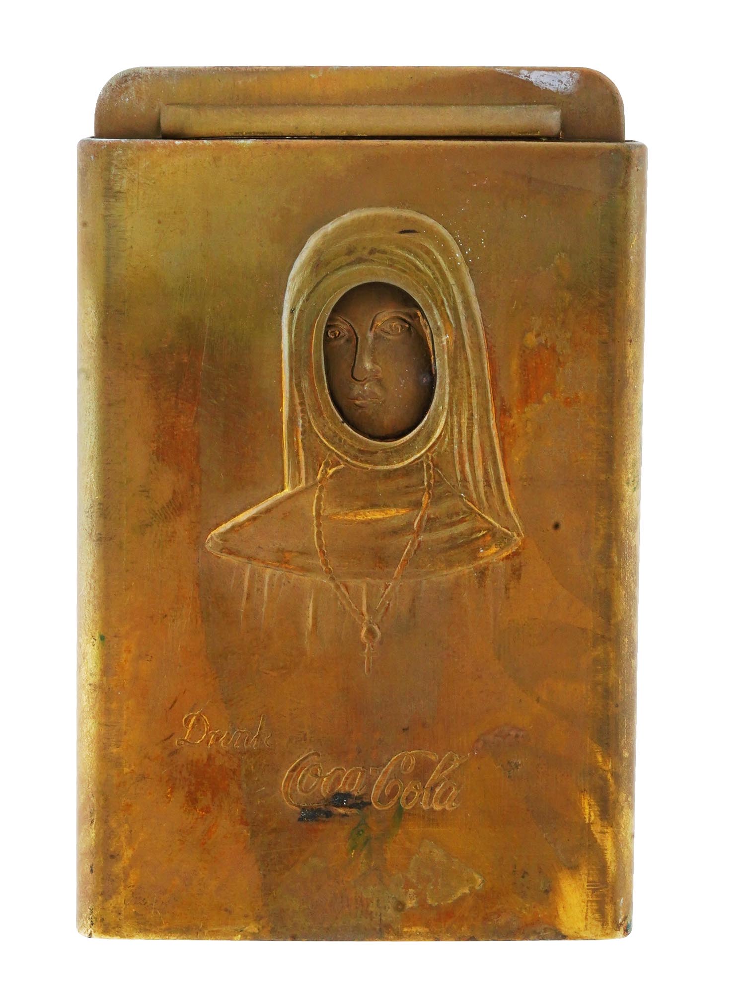 TRANS PAN EXPOSITION COCA COLA NUN BELT BUCKLE 1915 PIC-2