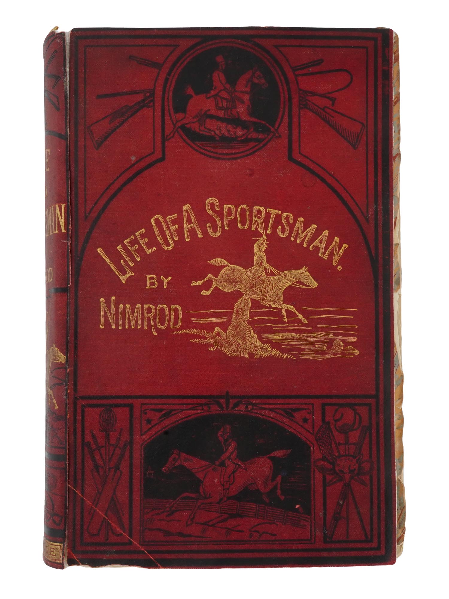 1874 ILLUSTRATED BOOK LIFE OF A SPORTSMAN BY NIMROD PIC-1