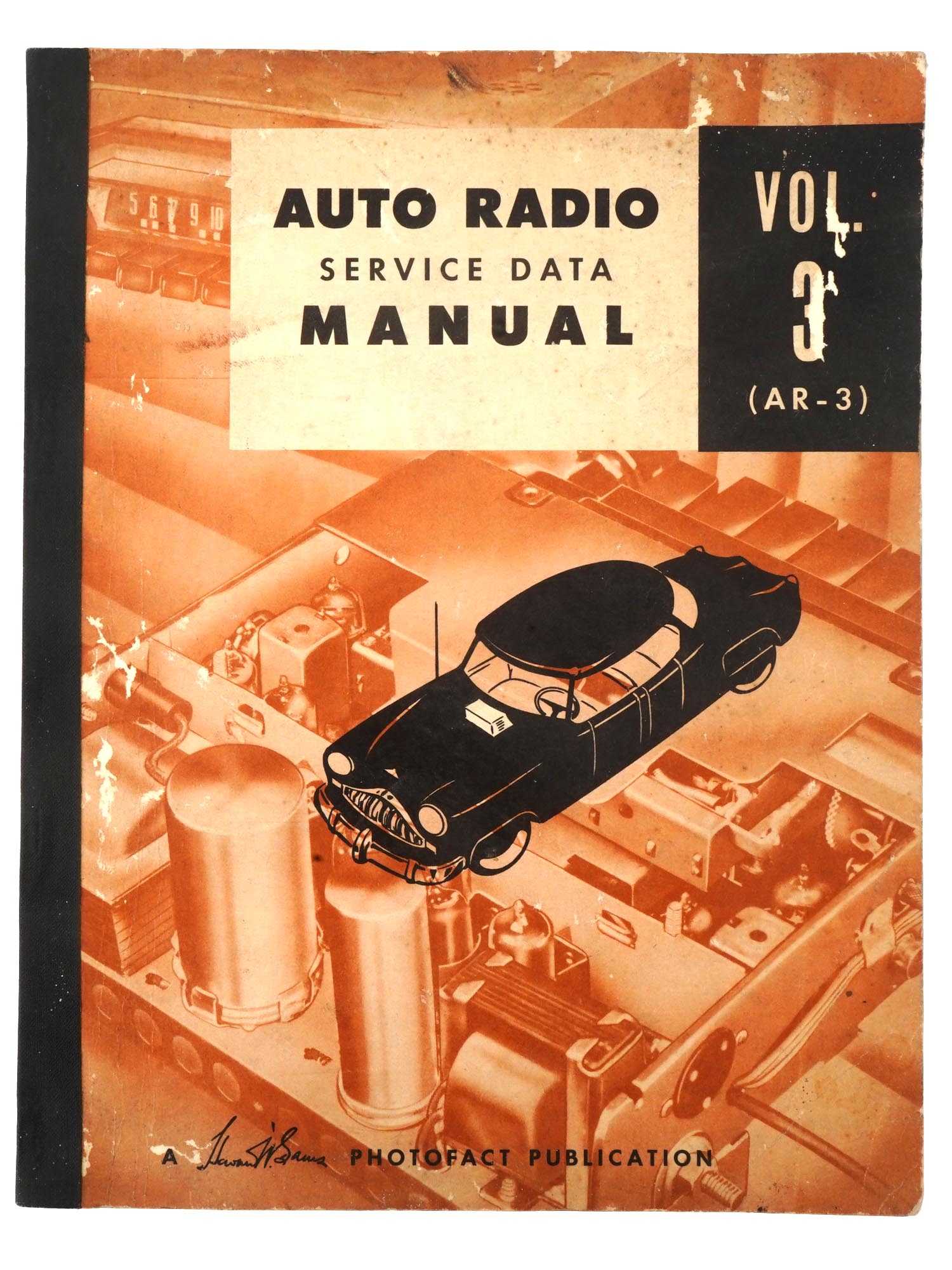AMERICAN BOOK AUTO RADIO SERVICE DATA MANUAL 1953 PIC-0