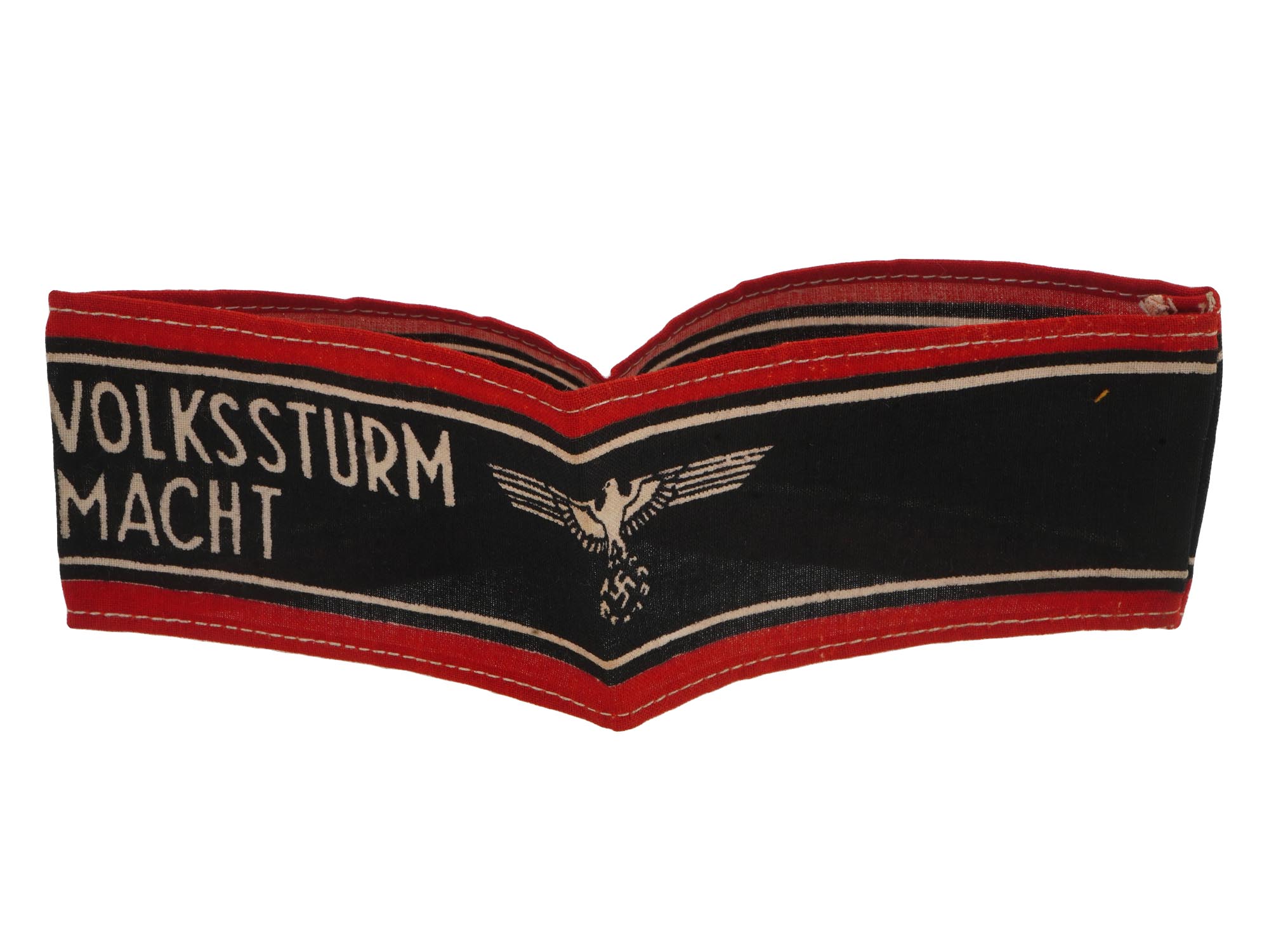 WWII NAZI GERMAN VOLKSSTURM WEHRMACHT ARMBAND PIC-2