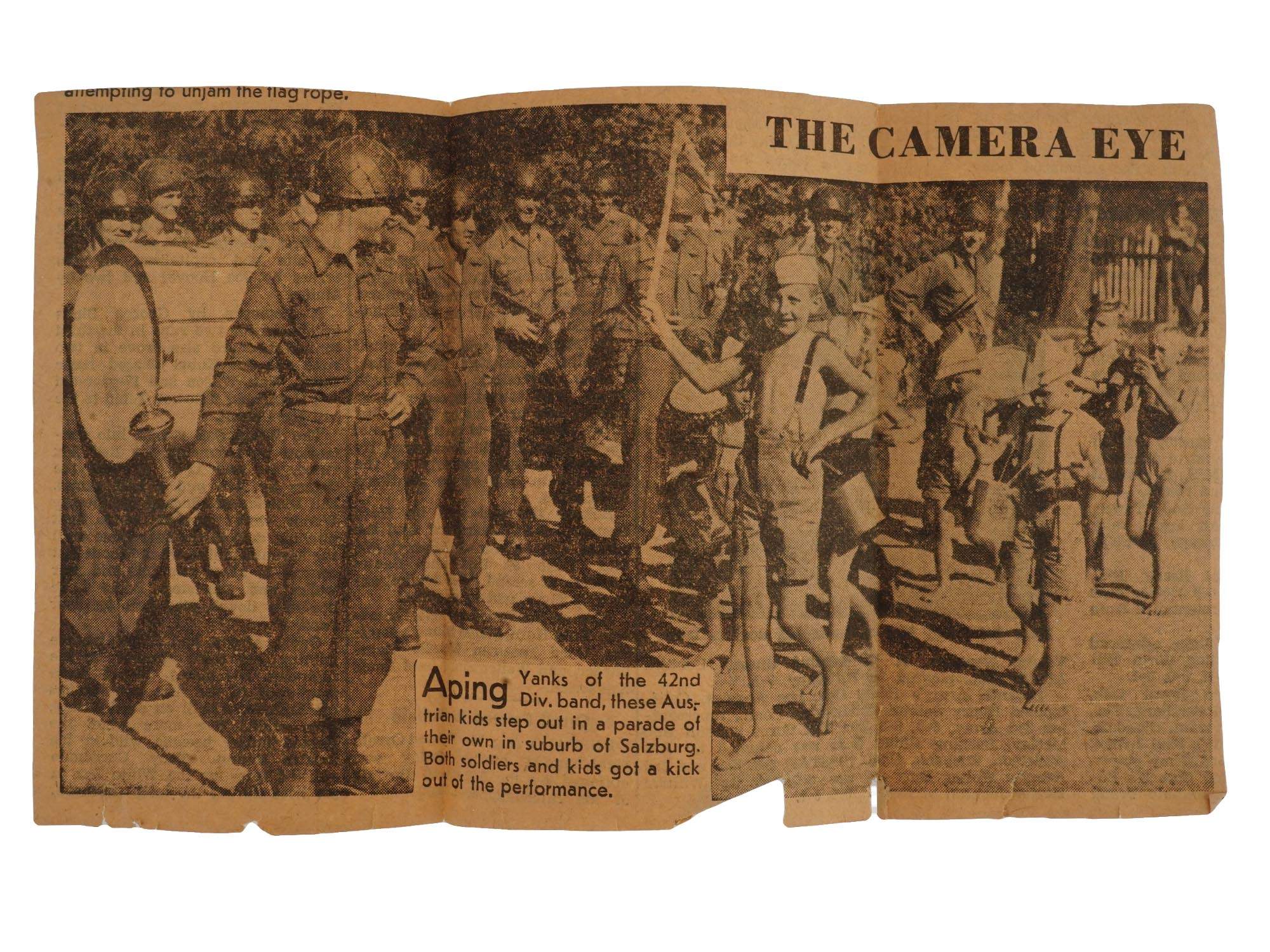 WWII ERA PROPAGANDA ARTICLE NEWSPAPER CLIPPING PIC-0