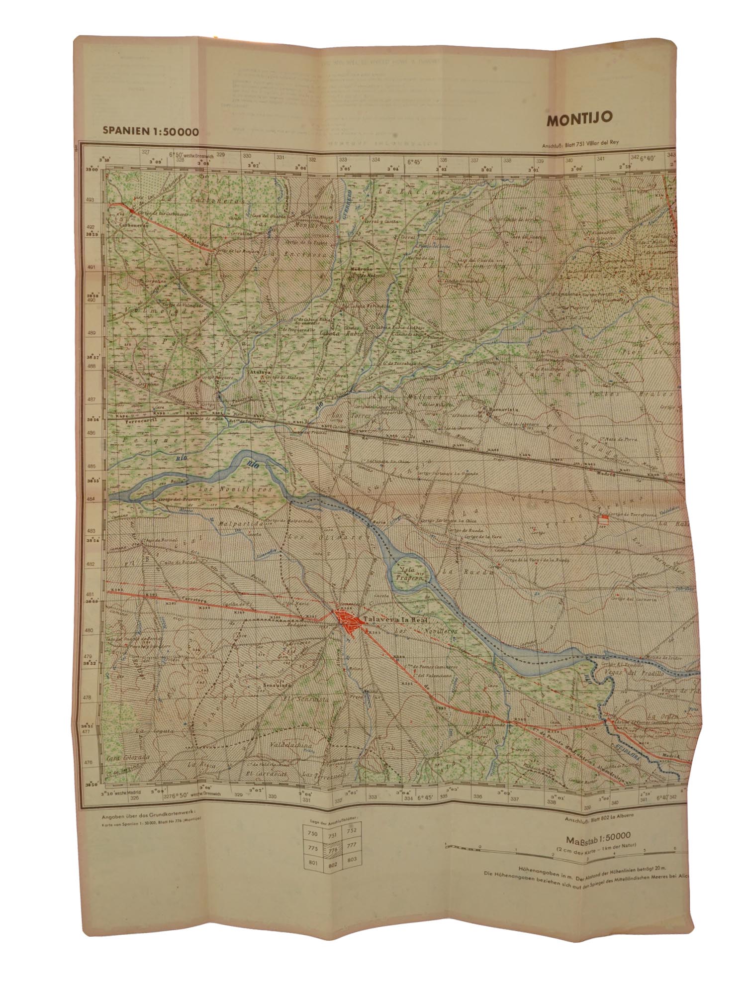 WWII NAZI GERMAN ERA AMERICAN RED CROSS MAP OF PARIS PIC-4