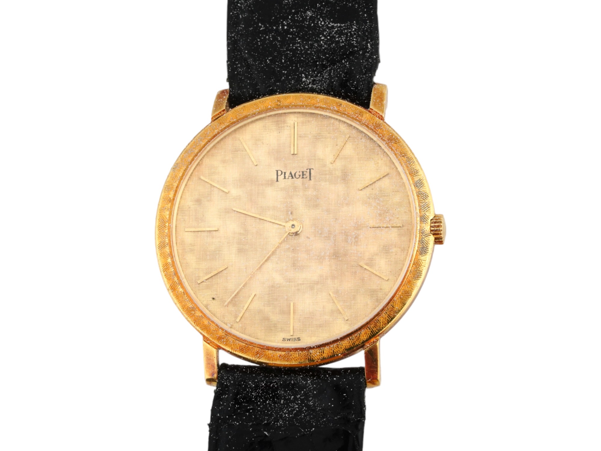 PIAGET CLASSIC 18K YELLOW GOLD WRISTWATCH IOB PIC-3