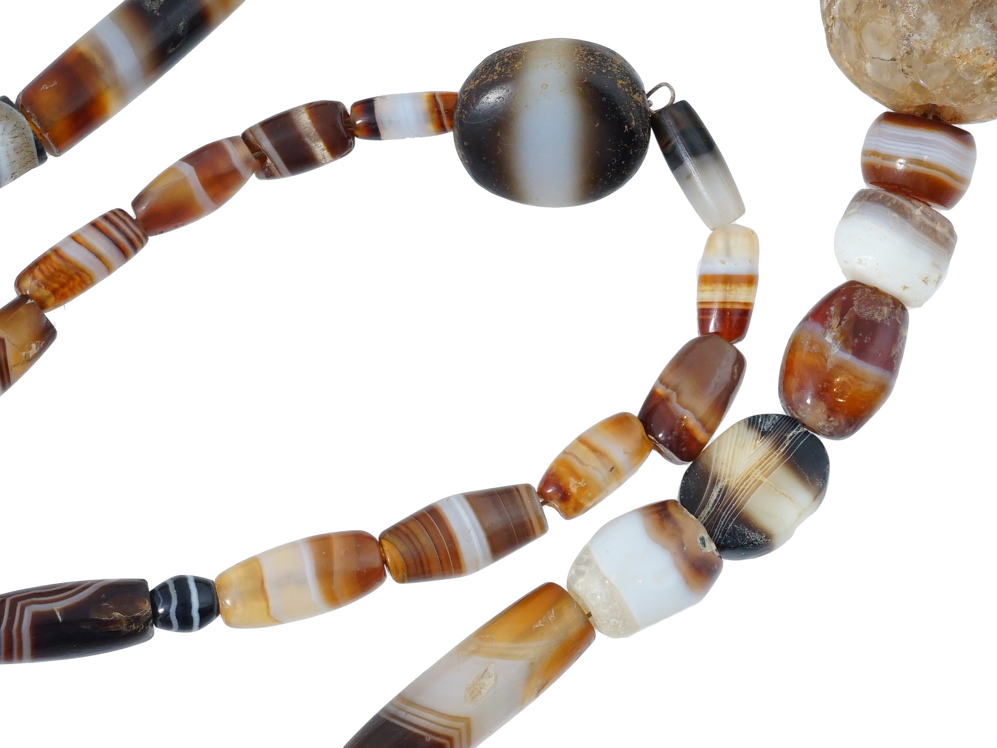 COLLECTION OF ANCIENT ROMAN PARTHIAN AGATE BEADS PIC-3