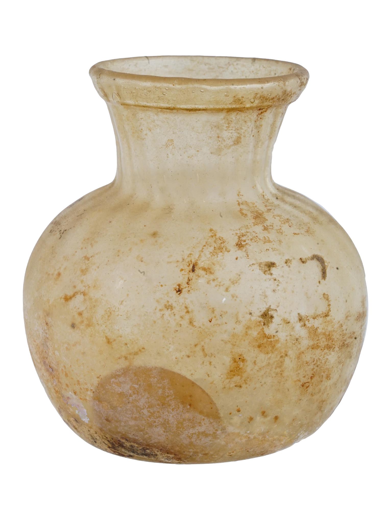 ANCIENT ROMAN GLASS JAR 1ST OR 2ND CENTURY AD PIC-4