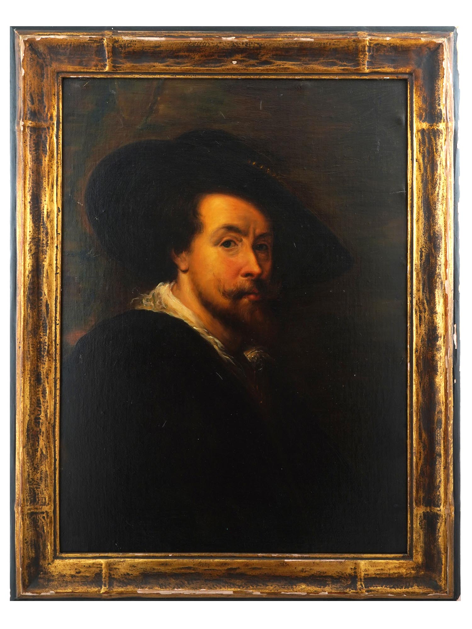 SELF PORTRAIT OIL PAINTING AFTER PETER PAUL RUBENS PIC-0