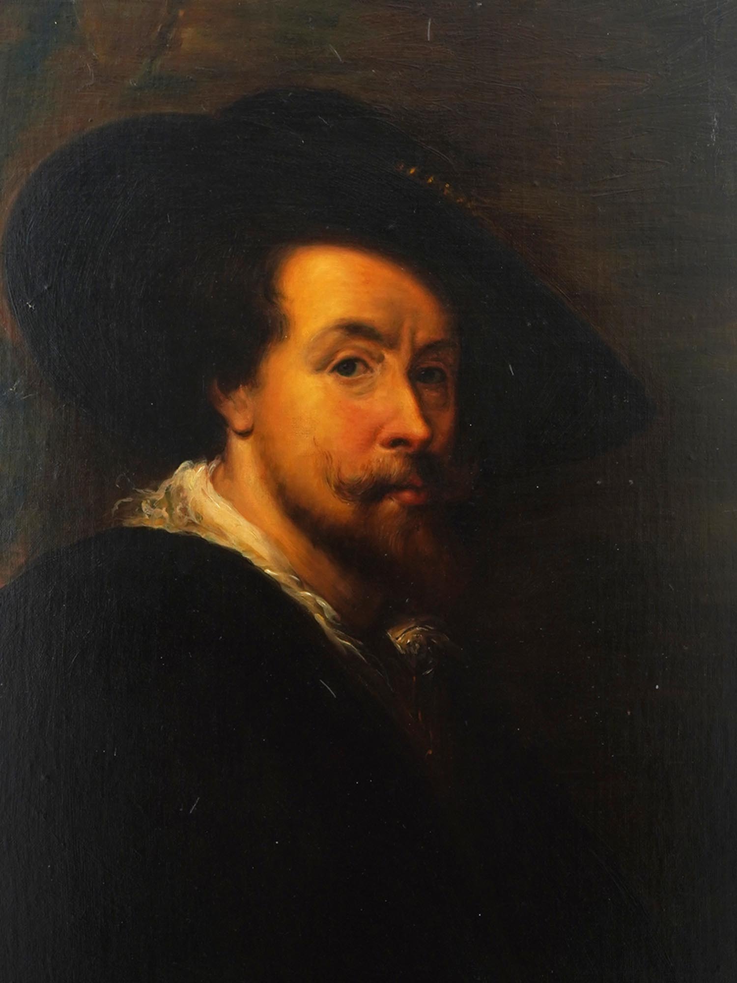 SELF PORTRAIT OIL PAINTING AFTER PETER PAUL RUBENS PIC-1