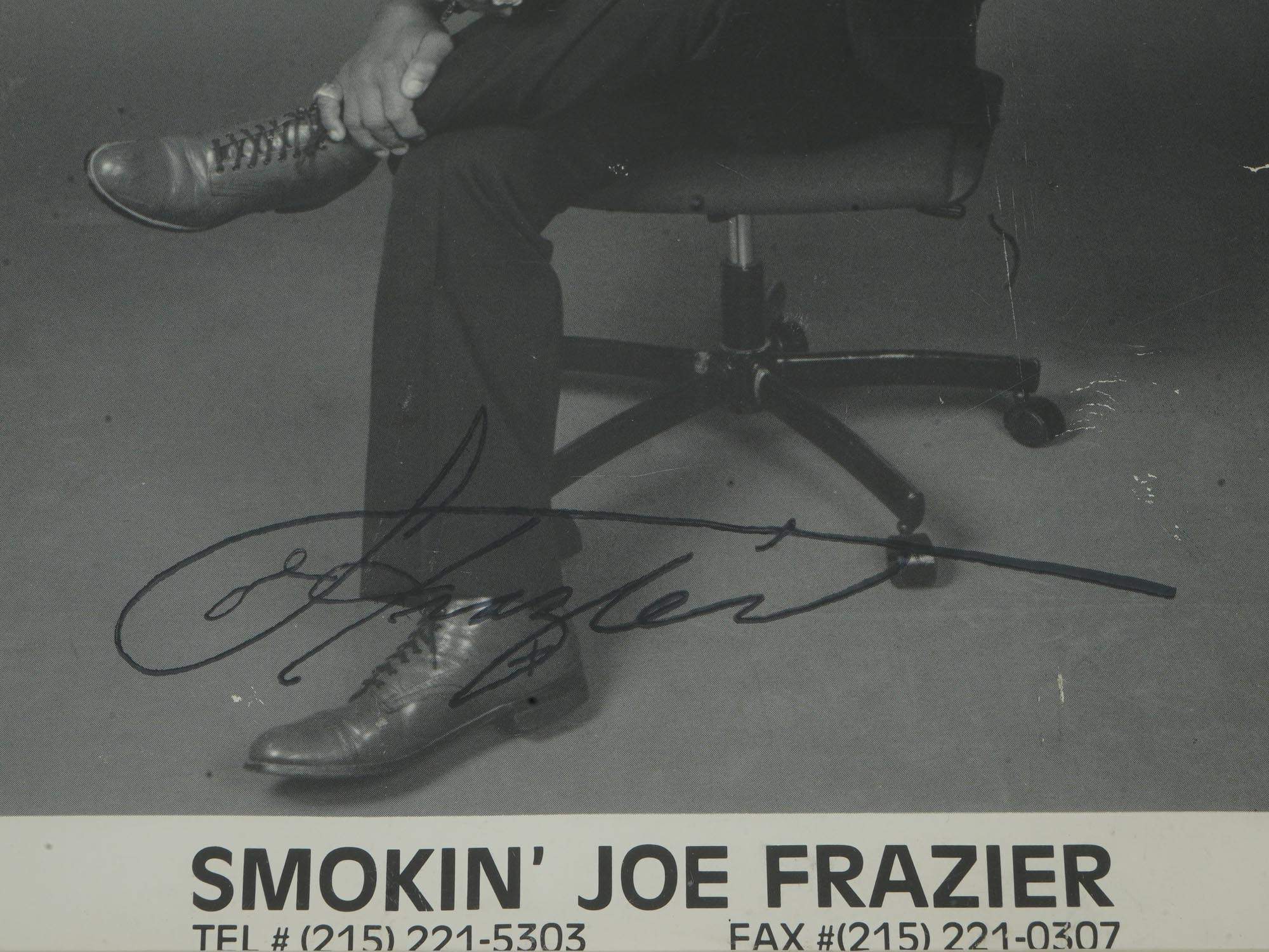 VINTAGE PRINT W PHOTOGRAPH OF BOXER JOE FRAZIER PIC-3