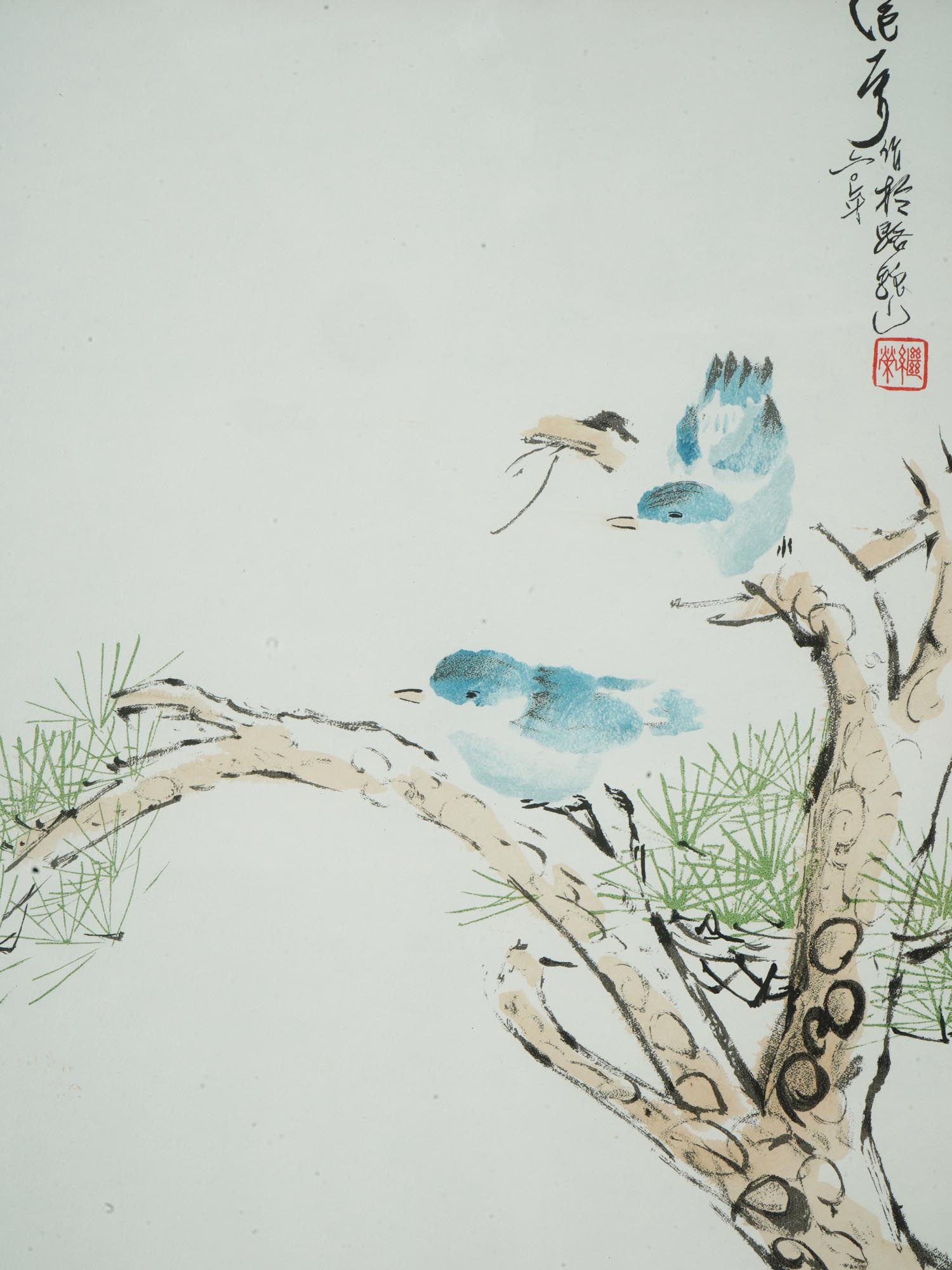 CHINESE WATERCOLOR PAINTING BY JI RONG 2020 PIC-1