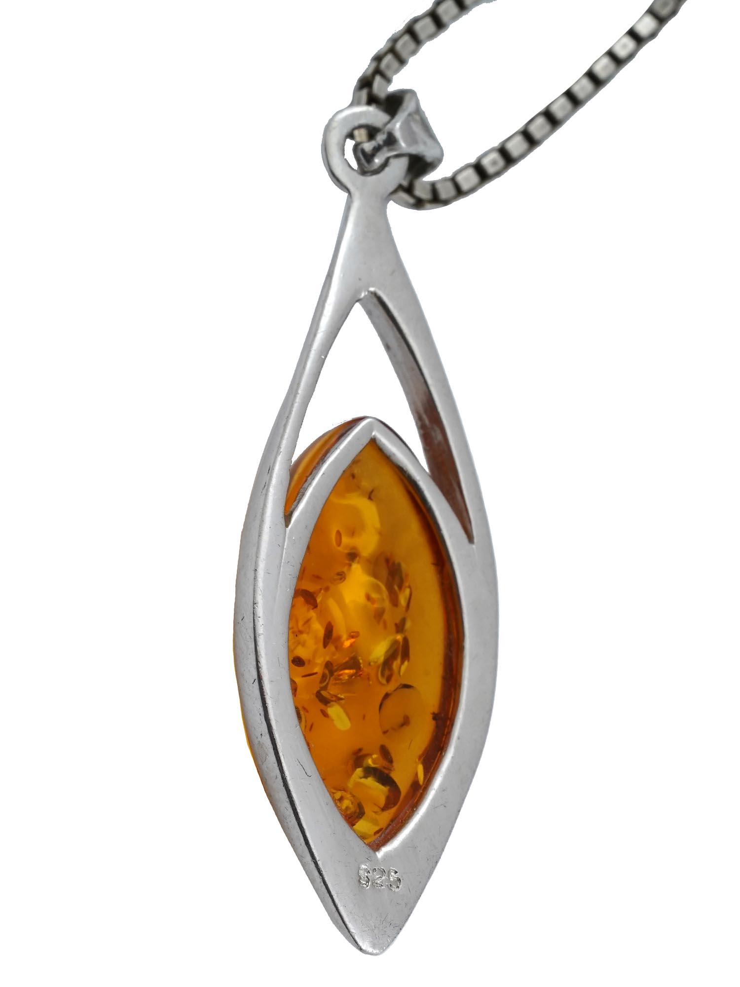 SILVER BEAD AND PENDANT NECKLACES AMBER MOONSTONE PIC-4