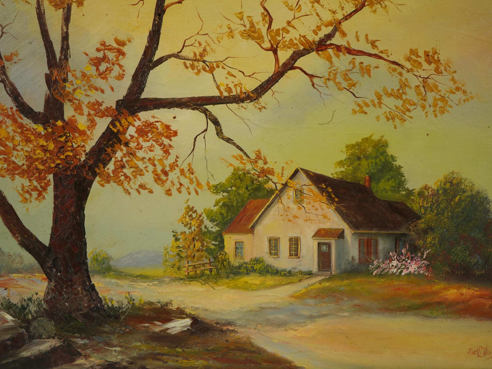 AMERICAN LANDSCAPE OIL PAINTING BY EARL COLLINS PIC-1
