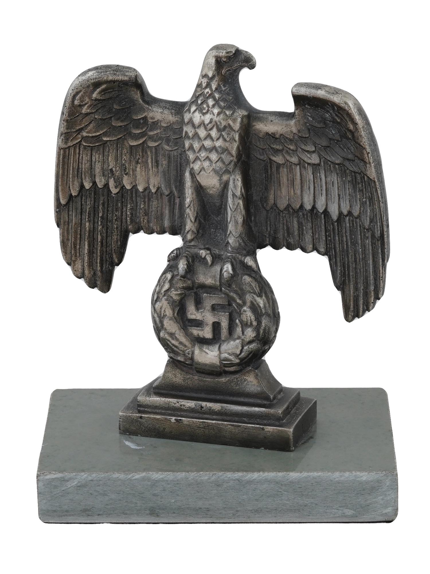 NAZI GERMAN 3RD REICH NUREMBERG DESK EAGLE STATUE PIC-1