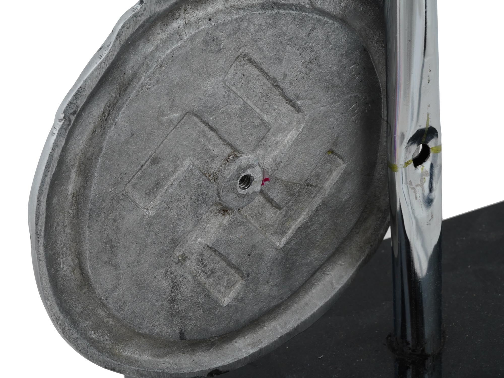 WWII NAZI GERMAN THIRD REICH EAGLE RAILWAY PLATE PIC-6