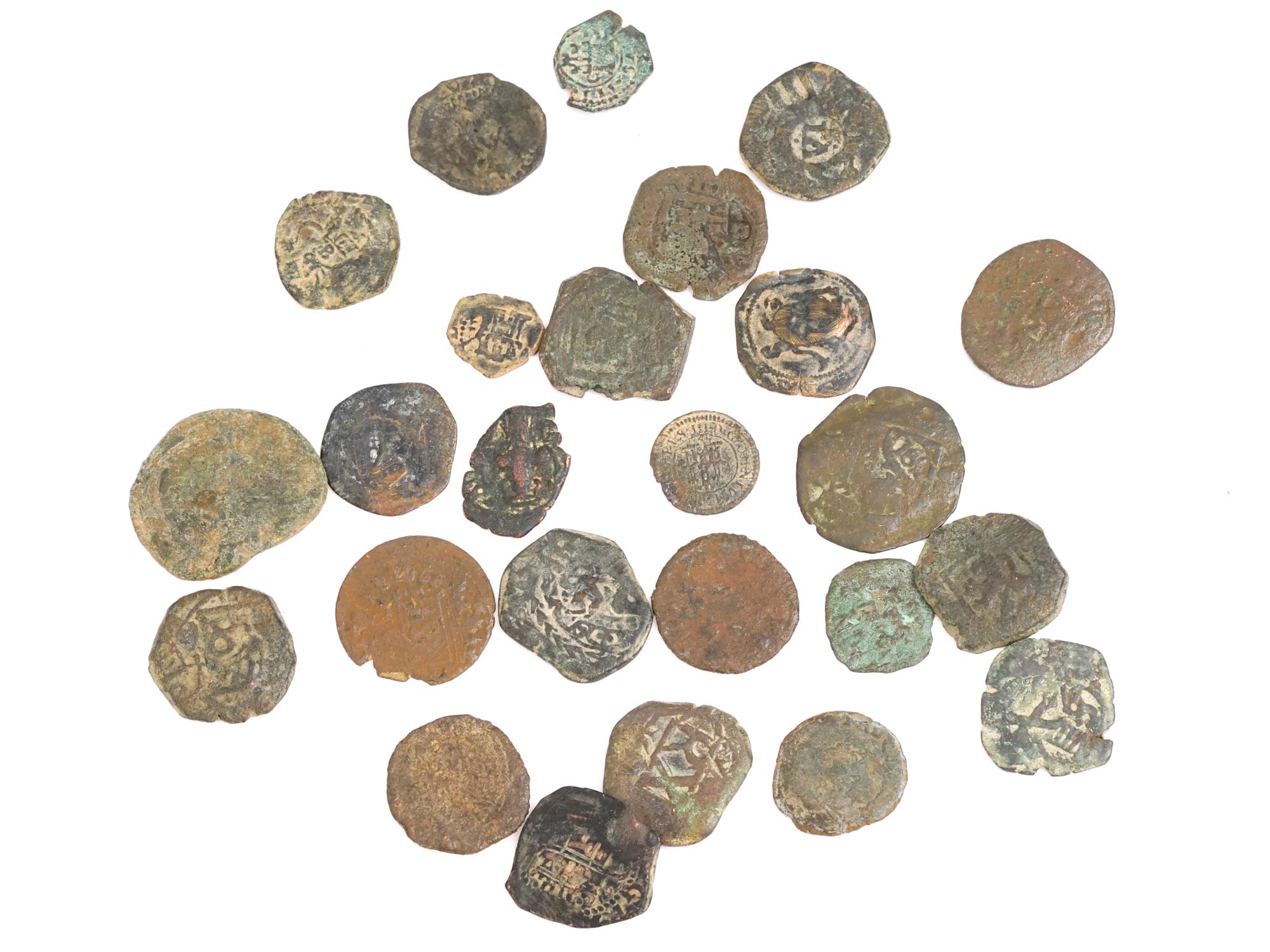 COLLECTION OF ANCIENT BYZANTINE AND ROMAN COINS PIC-2