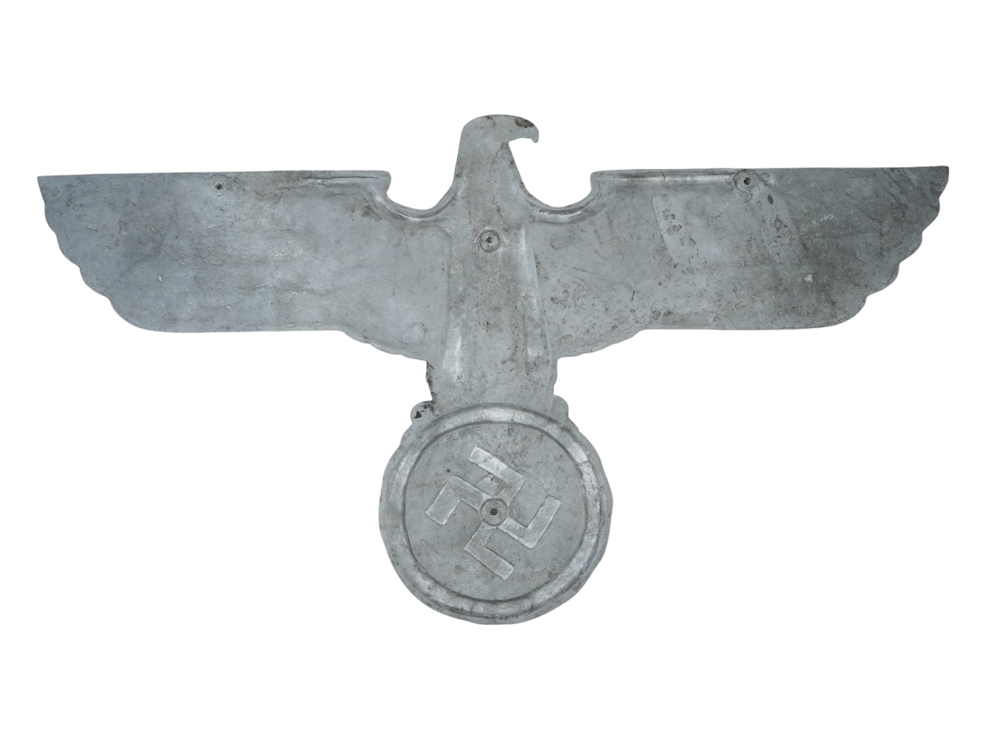 GERMAN WWII TYPE RAILROAD EAGLE PLATE PIC-1