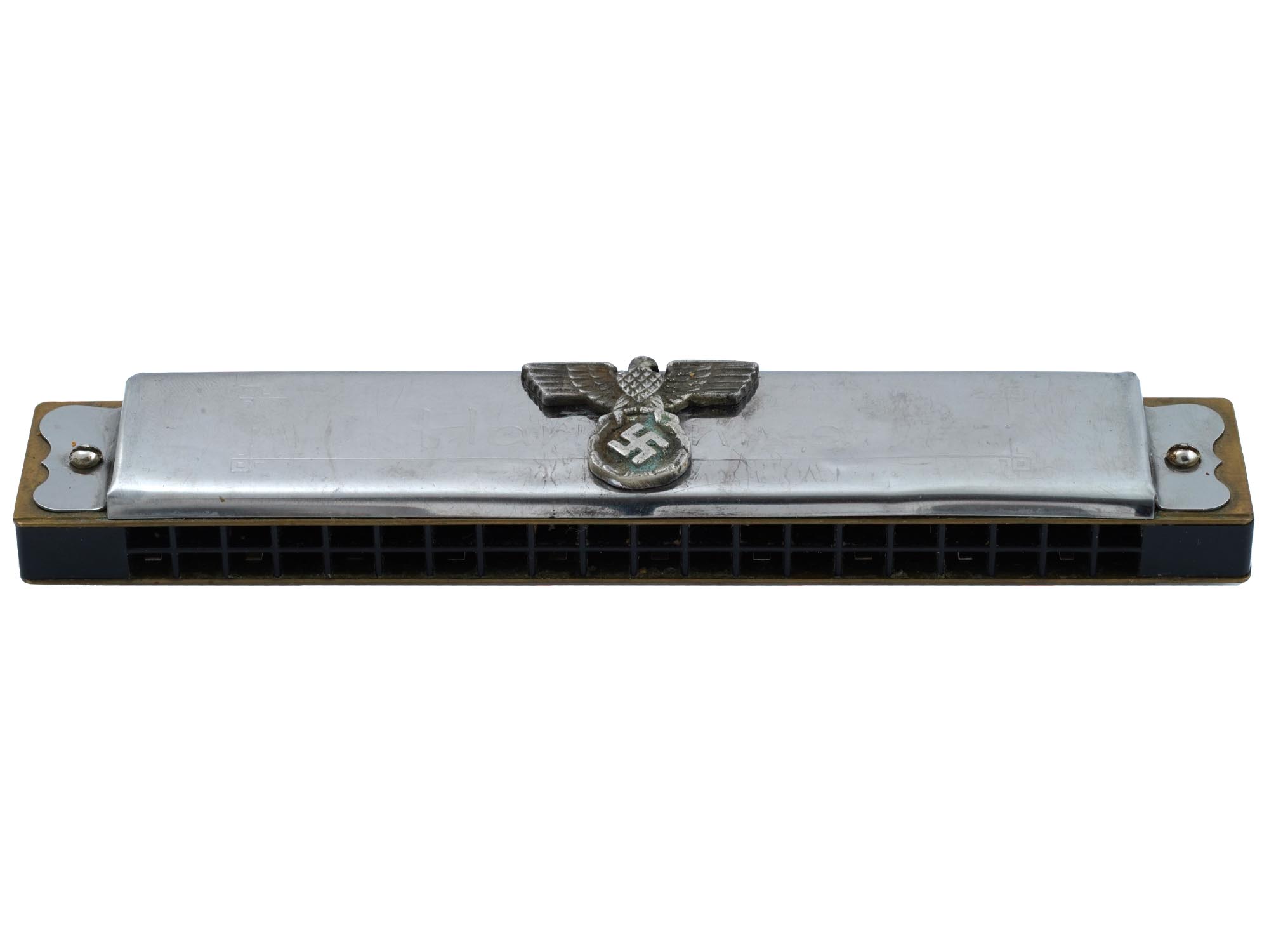 GERMAN WWII MODEL WEHRMACHT HARMONICA PIC-1