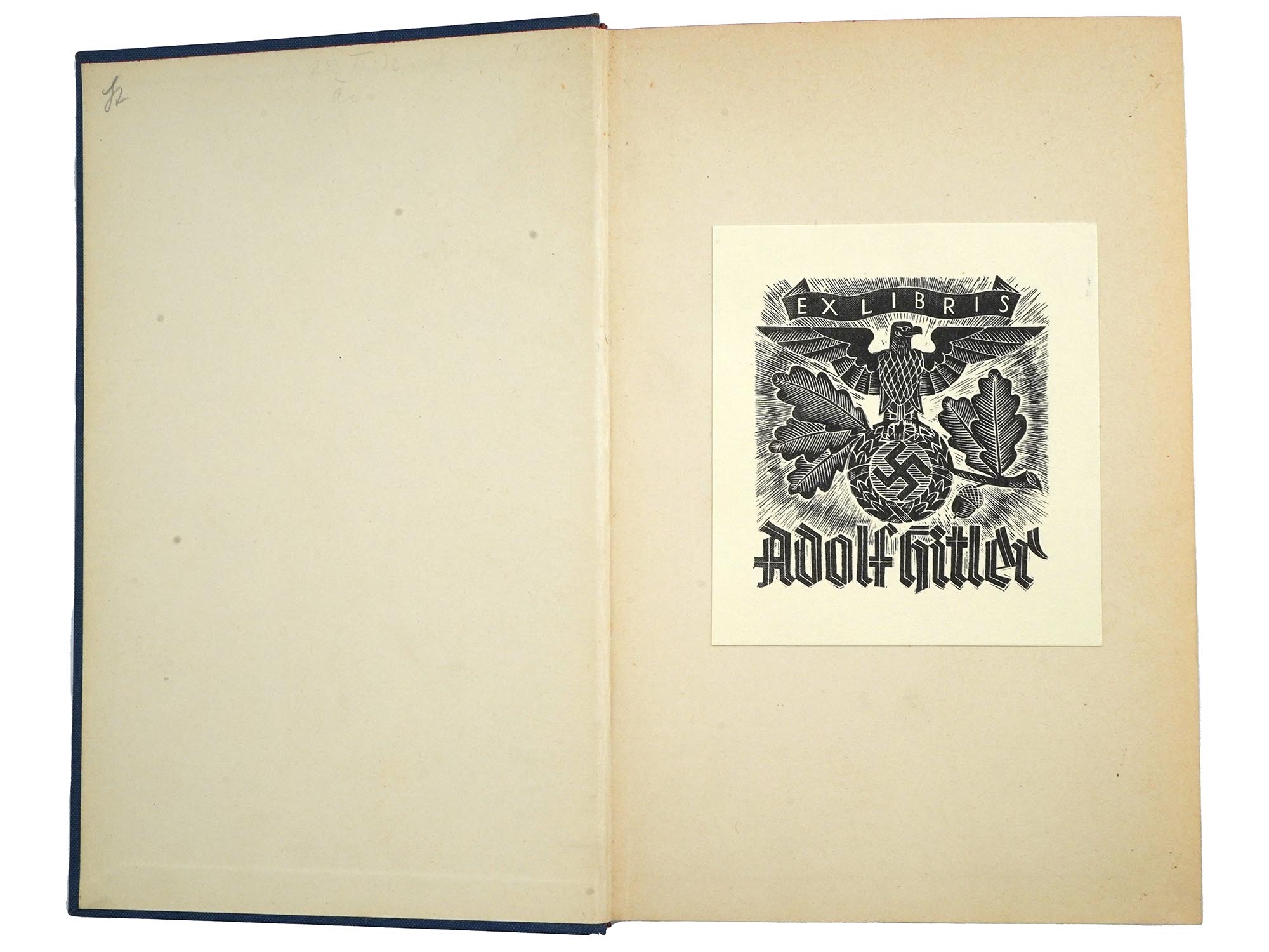 ZEPPELIN BOOK FROM ADOLF HITLERS PERSONAL LIBRARY PIC-0