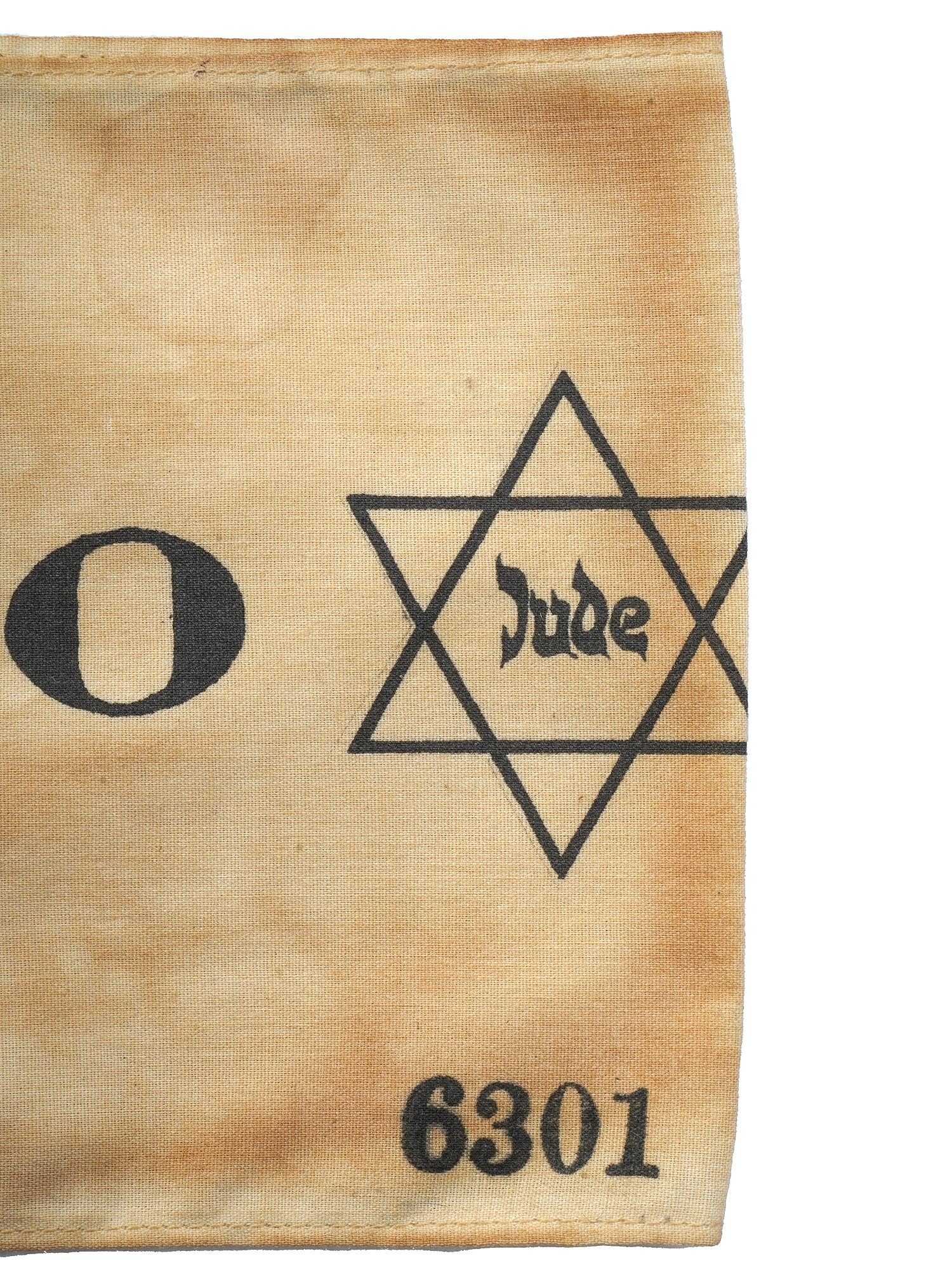 HOLOCAUST PERIOD ARMBAND KAPO OF JEWISH BARRACK PIC-2