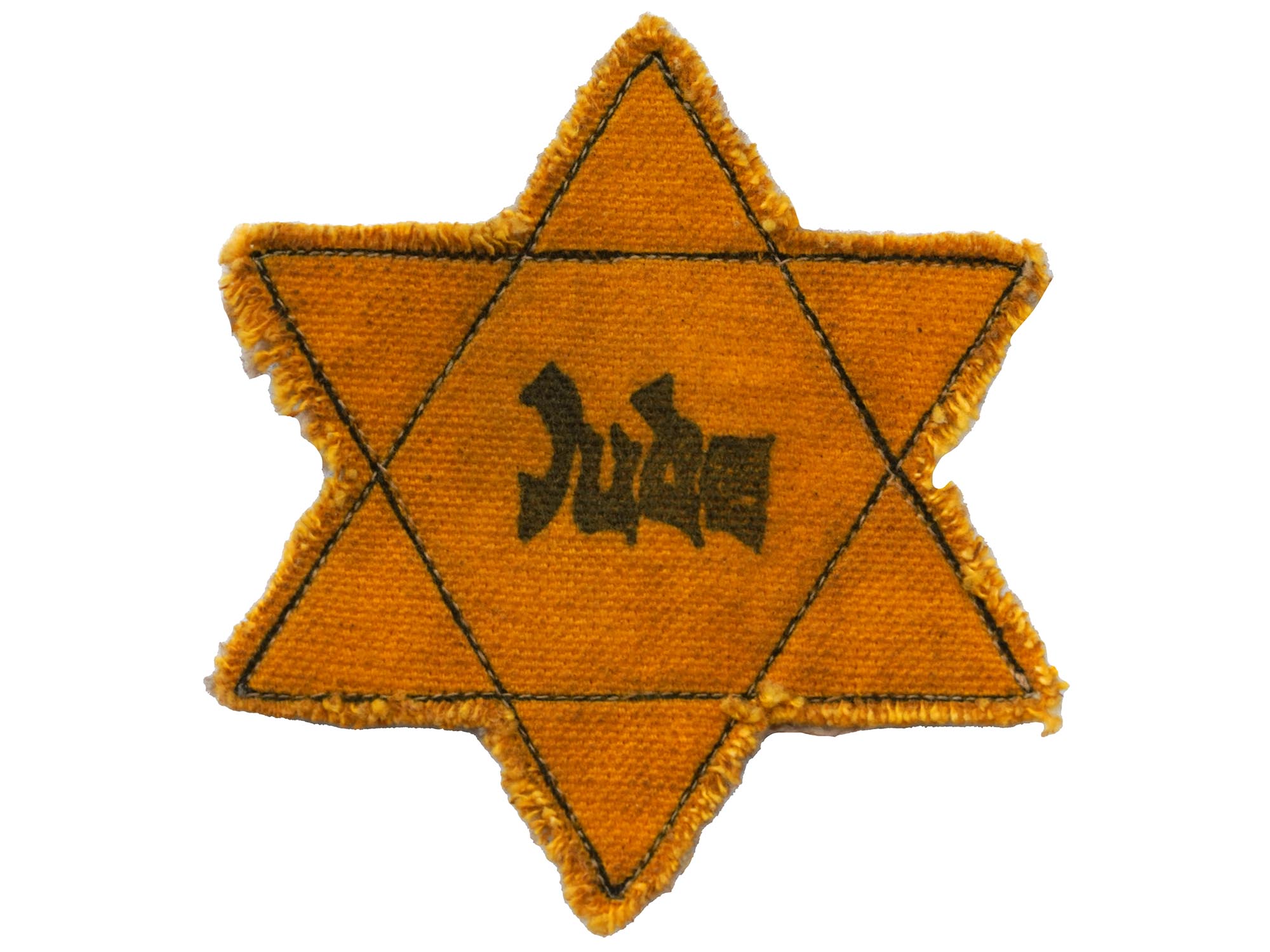 HOLOCAUST PERIOD STAR OF DAVID JUDE BADGE PIC-0