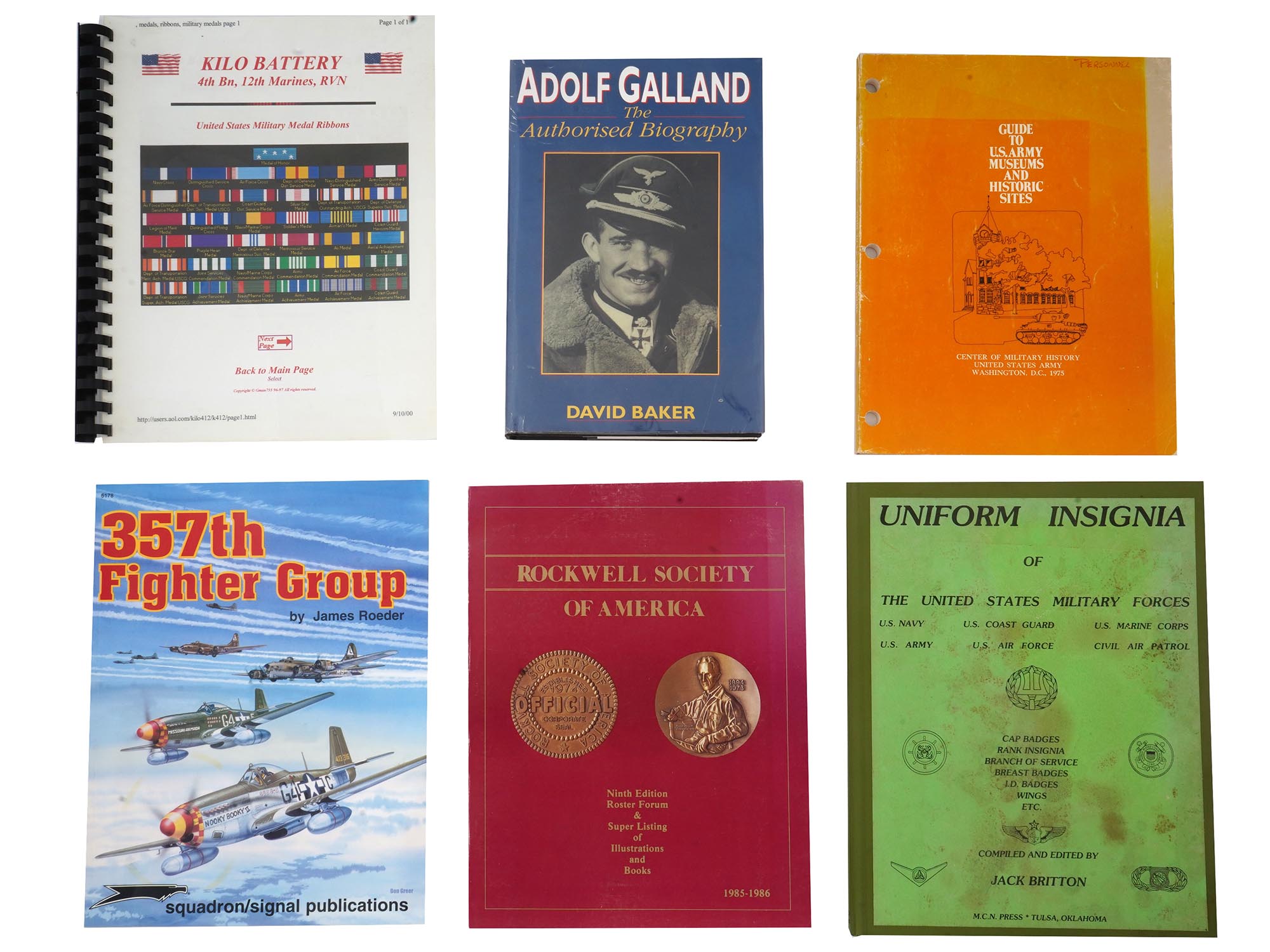 VINTAGE BOOKS ON MILITARY HISTORY AND UNIFORM INSIGNIA PIC-3