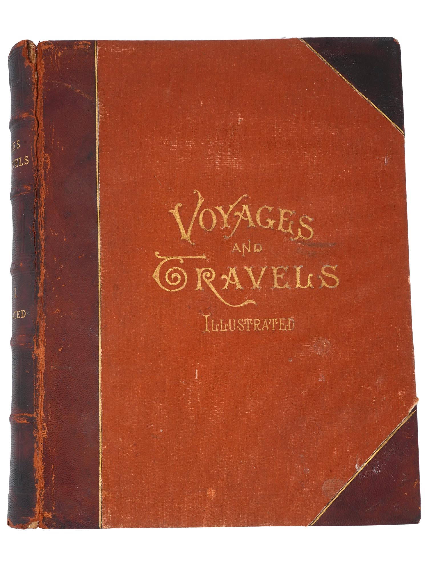 ANTIQUE AMERICAN VOYAGES AND TRAVELS VOLUME I BOOK PIC-1