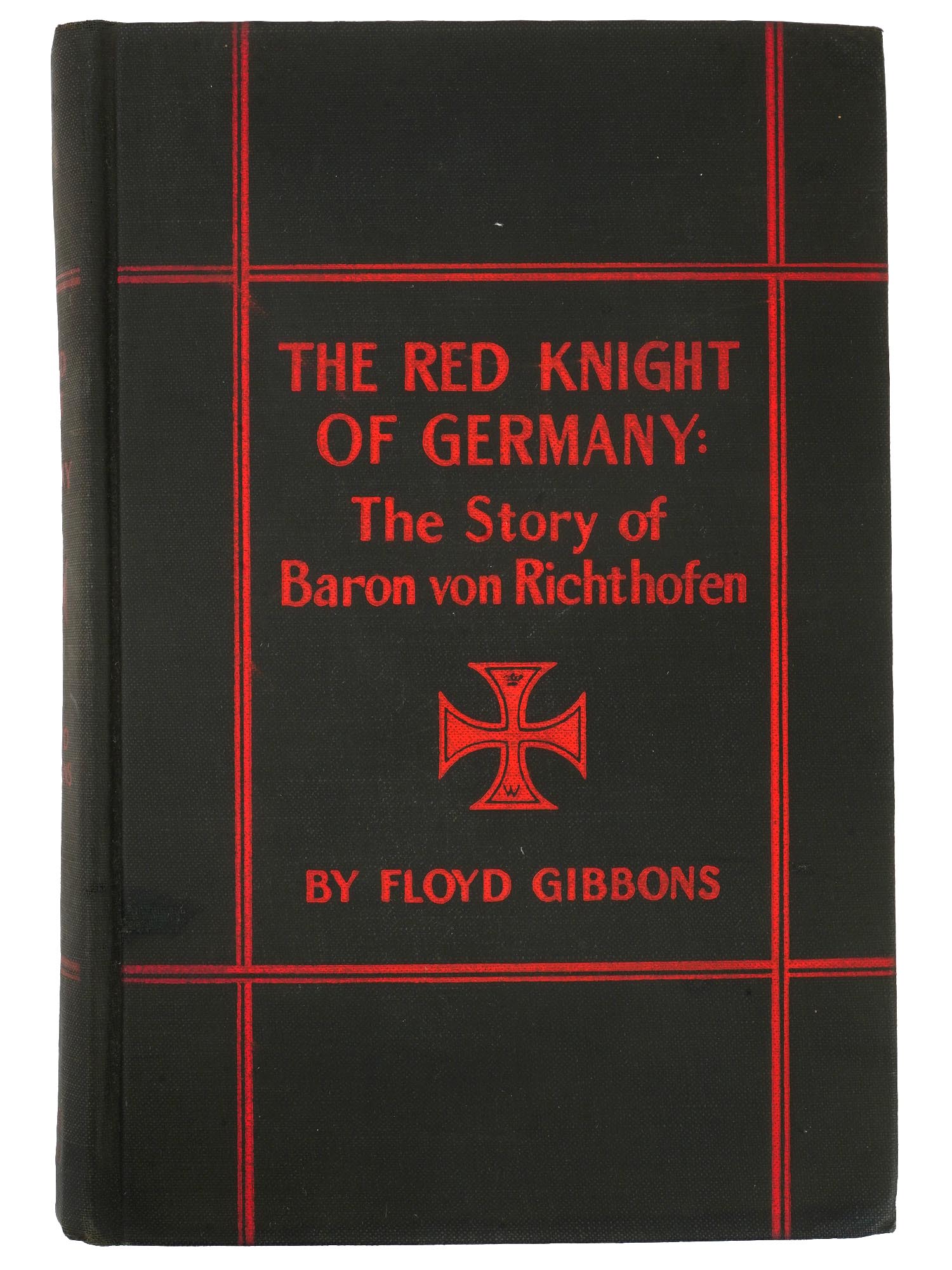 RED KNIGHT OF GERMANY BOOK BY FLOYD GIBBONS SIGNED PIC-1